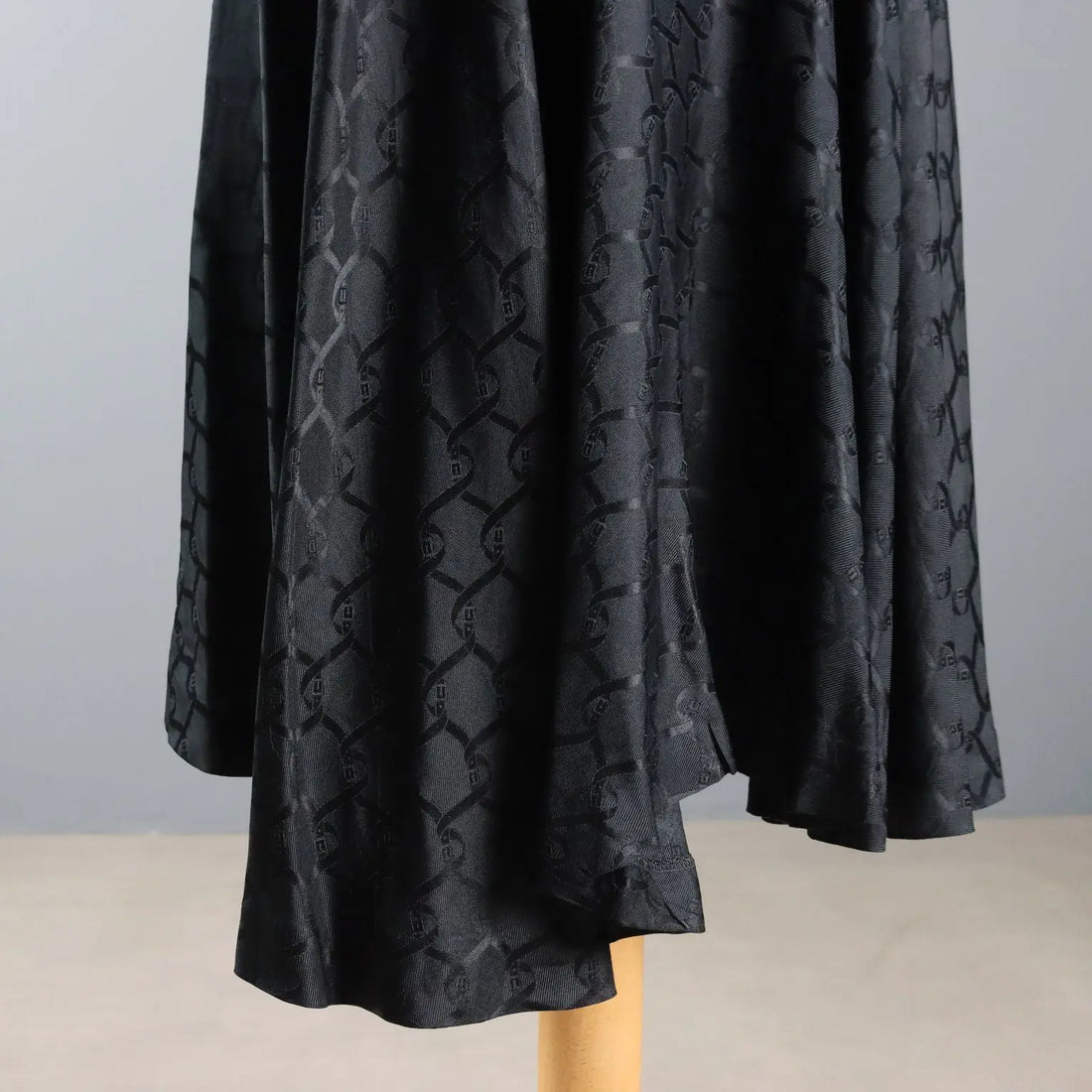Roberta di Camerino Vintage Skirt Jacquard Silk UK Size 12 1970s