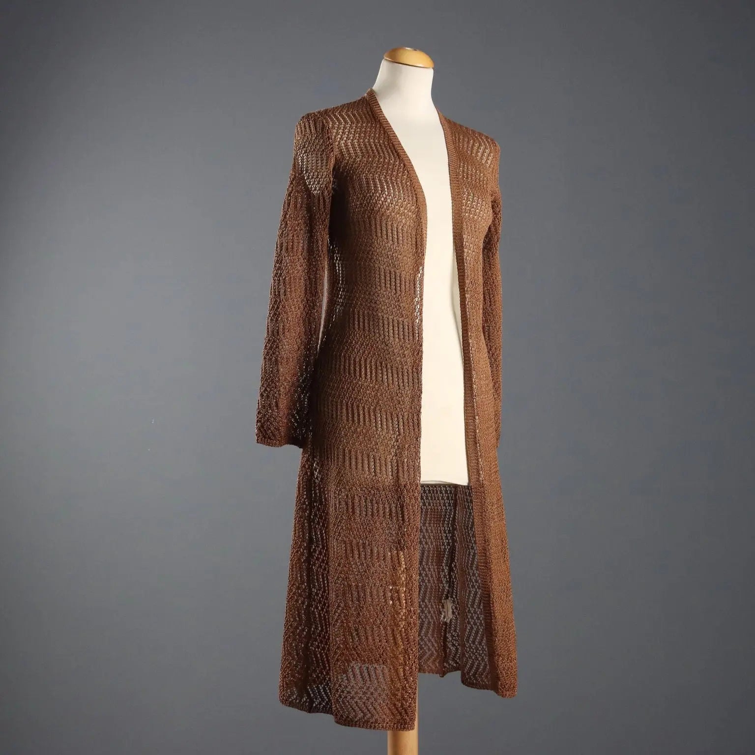 Ungaro Vintage Long Cardigan UK Size 12 France 1980s