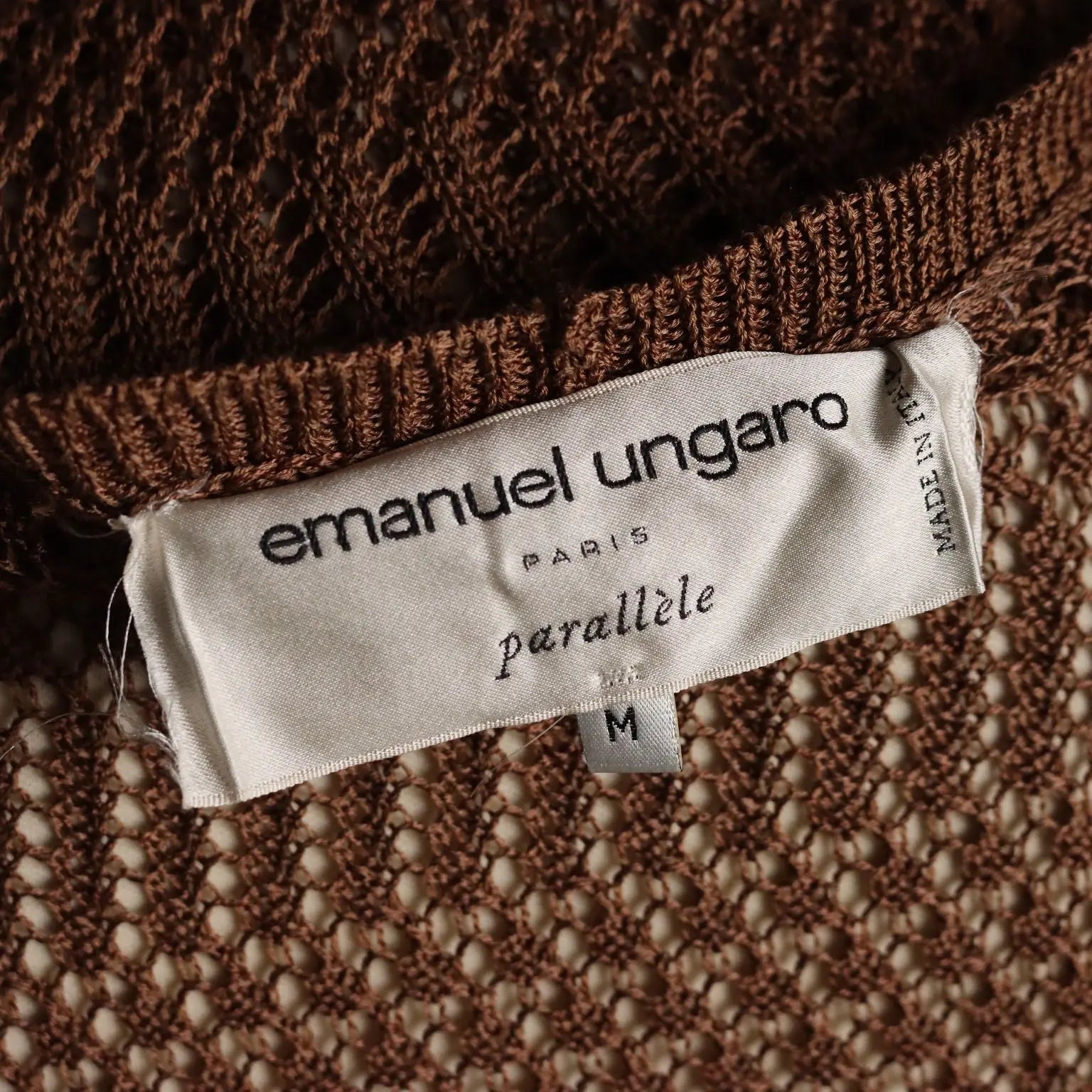 Ungaro Vintage Long Cardigan UK Size 12 France 1980s
