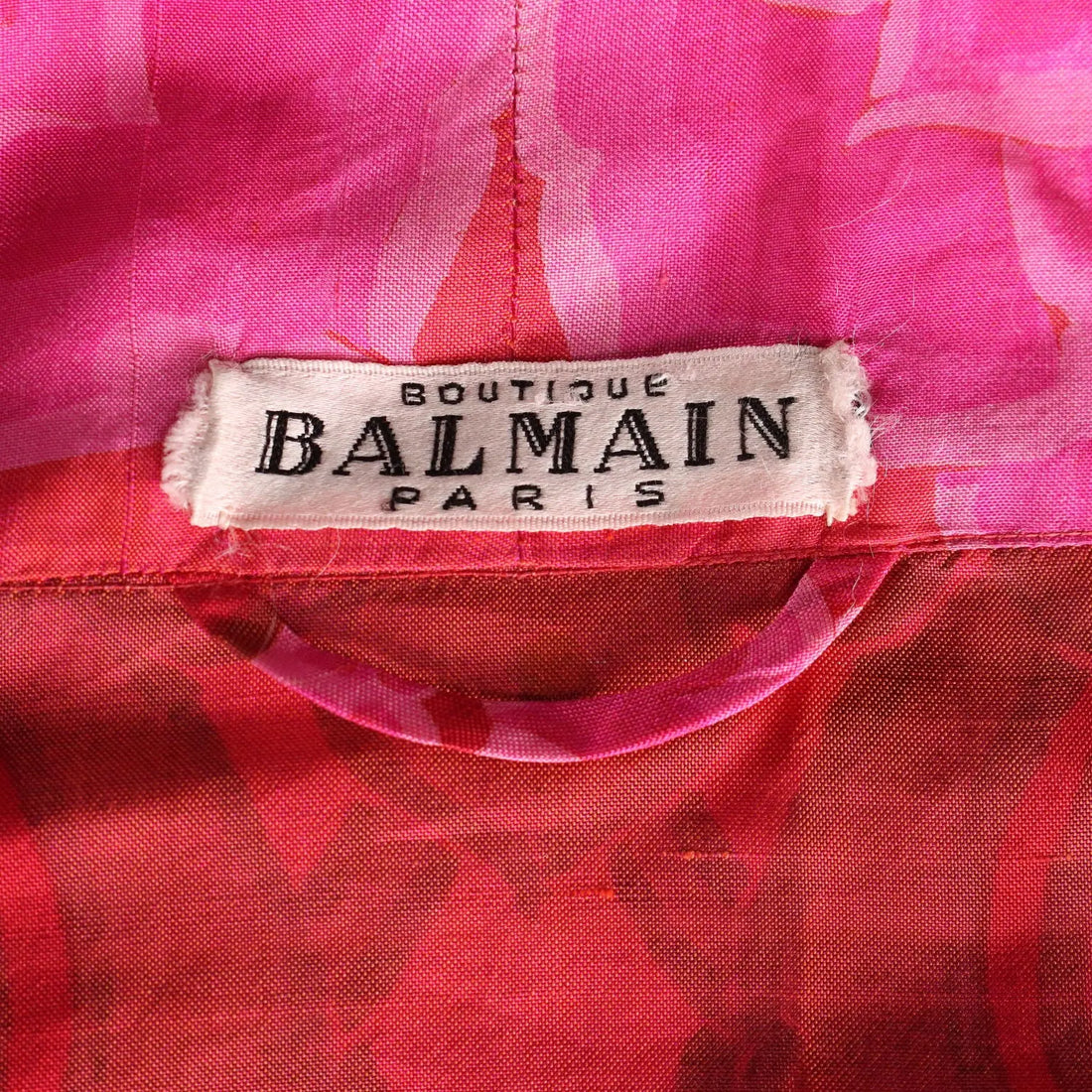 Balmain Vintage Kimono Robe Silk Unique Size France 1970s
