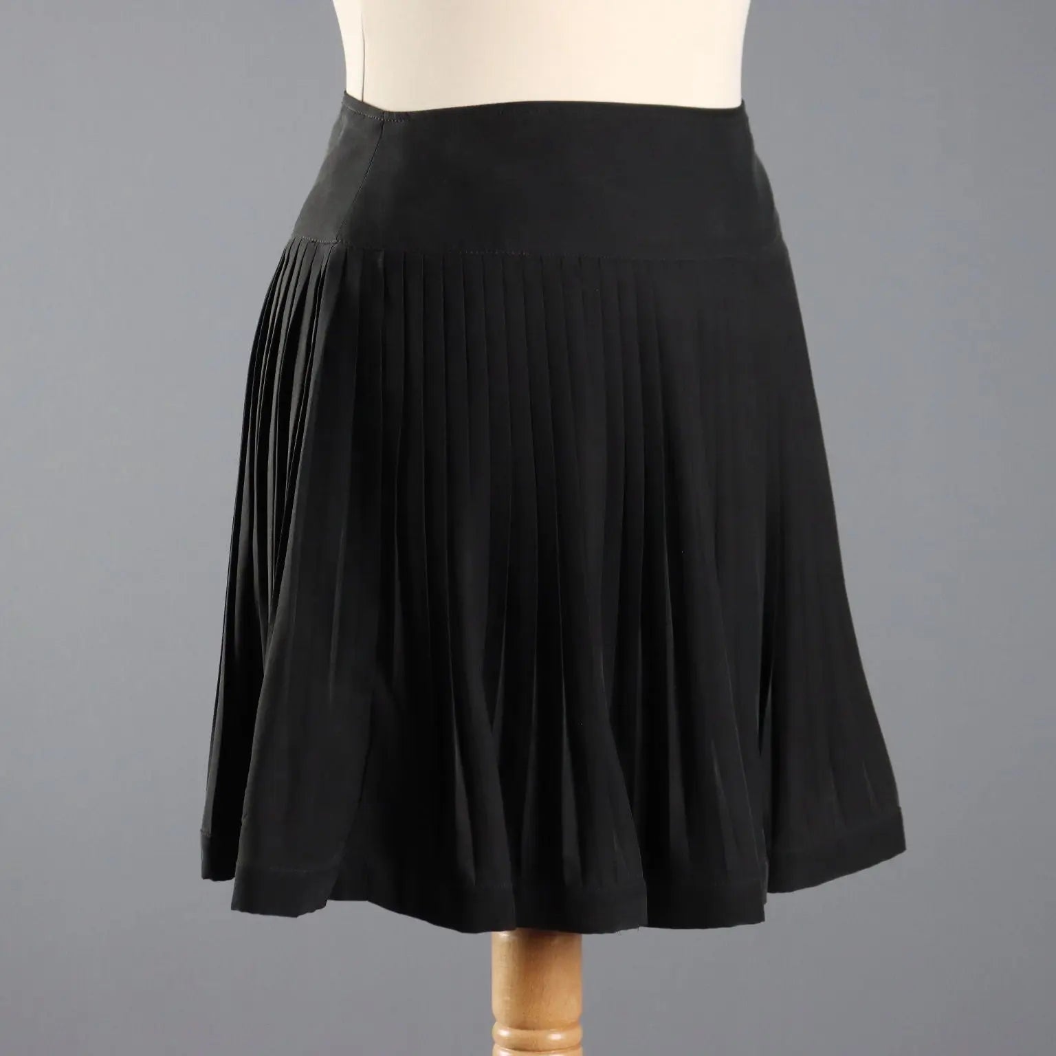 Kenzo Vintage Silk Skirt UK Size 10 France 1990s