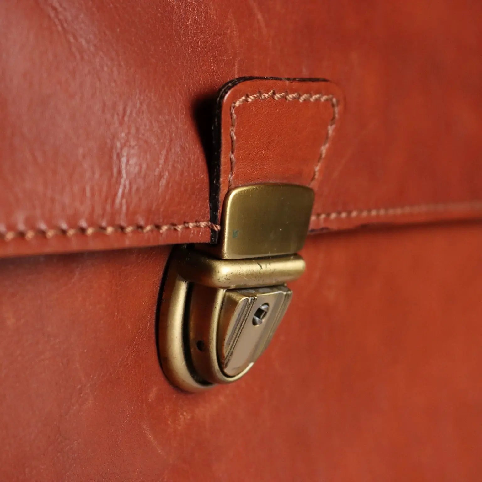 Ca.Gi. Briefcase and Document Holder Leather Italy 1990s