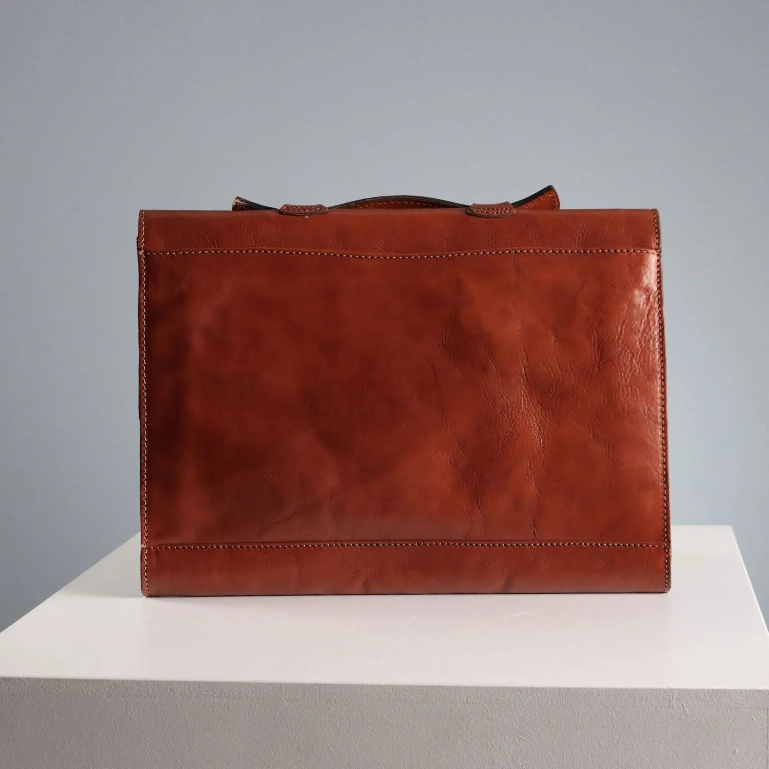 Ca.Gi. Briefcase and Document Holder Leather Italy 1990s