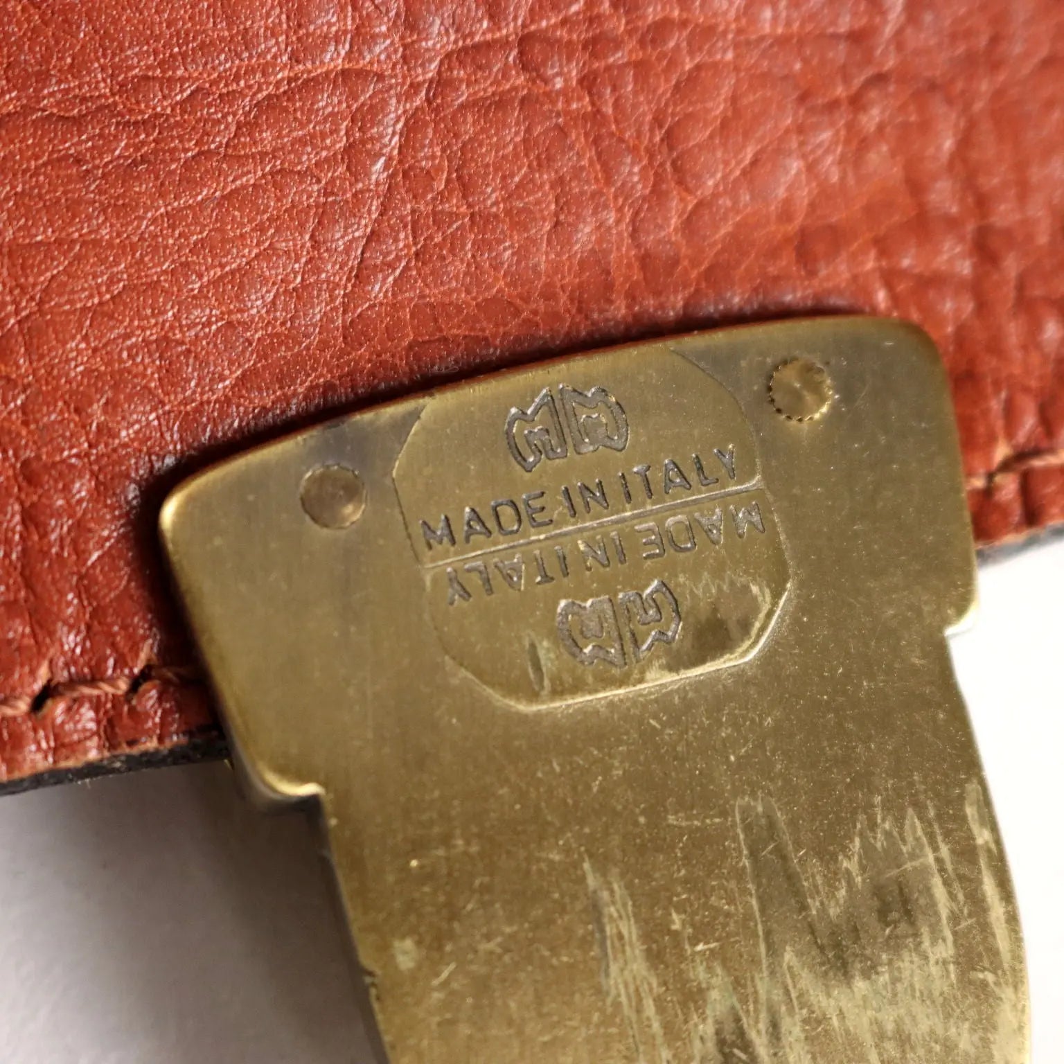 Ca.Gi. Briefcase and Document Holder Leather Italy 1990s