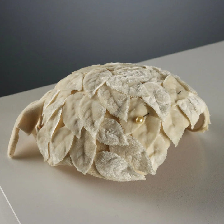 Givenchy Vintage Hat Velvet for Collectors France 1950s-1960s
