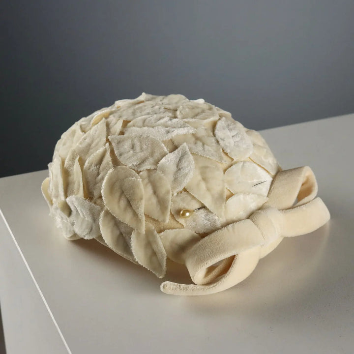 Givenchy Vintage Hat Velvet for Collectors France 1950s-1960s