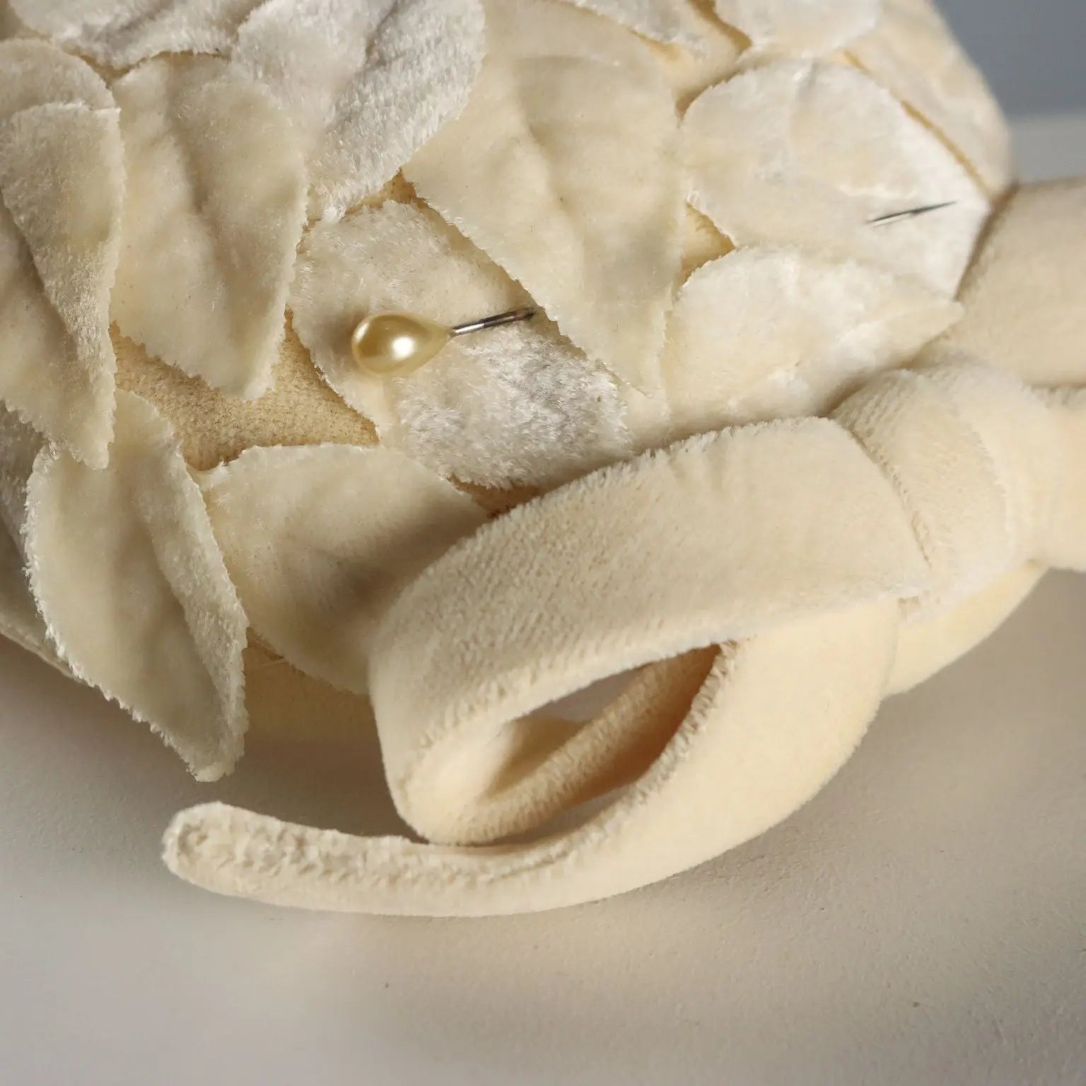 Givenchy Vintage Hat Velvet for Collectors France 1950s-1960s