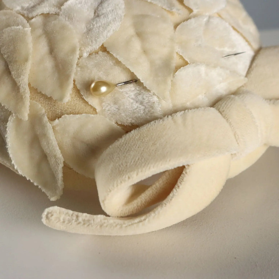 Givenchy Vintage Hat Velvet for Collectors France 1950s-1960s