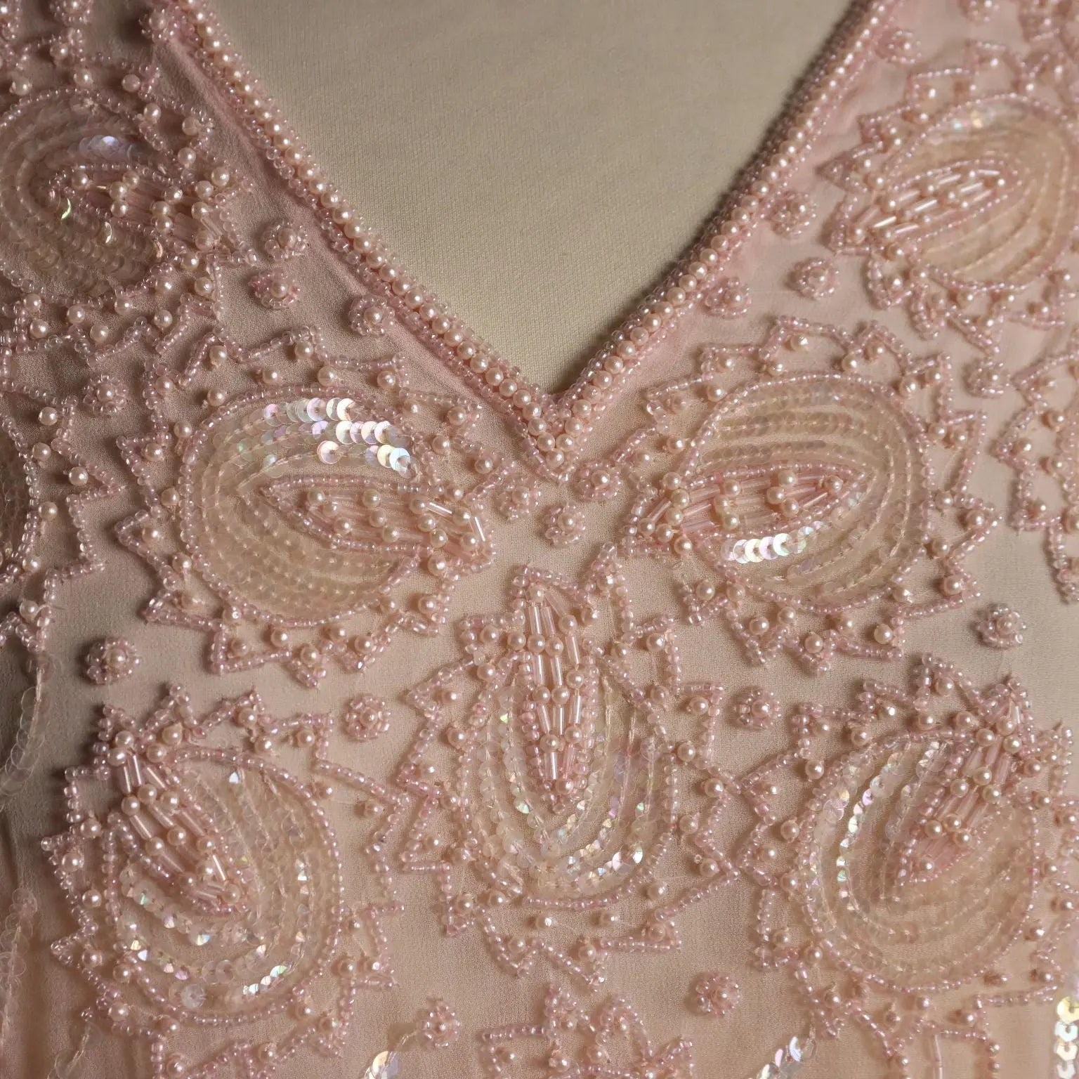 Vintage Pink Shirt Embroidered Silk UK Size 14 Italy 1980s