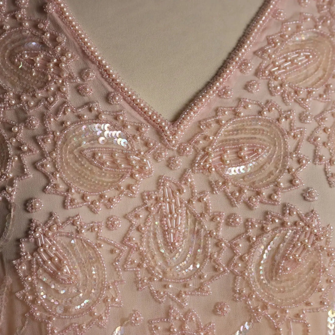 Vintage Pink Shirt Embroidered Silk UK Size 14 Italy 1980s