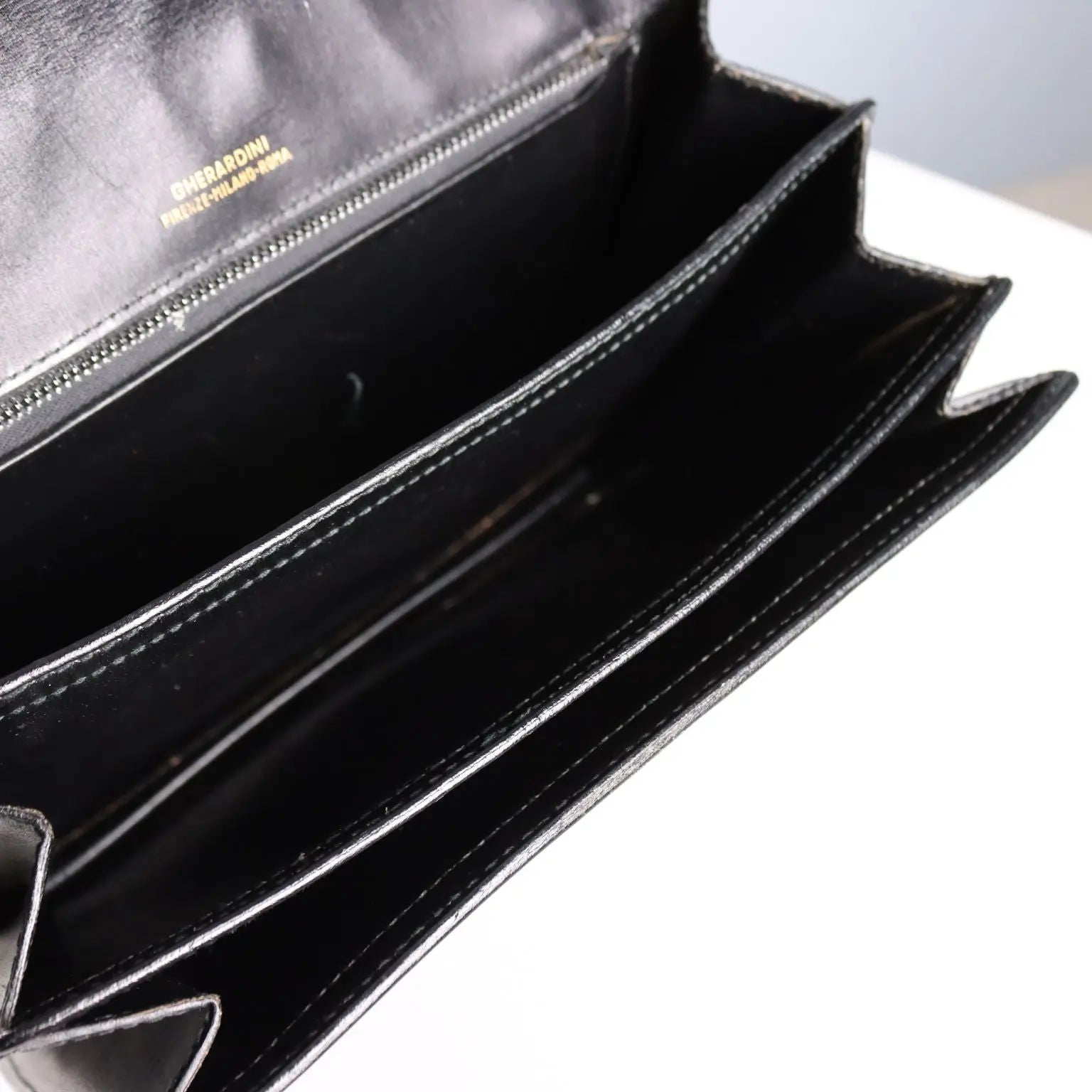 Gherardini Vintage Bag Crocodile Print Italy 1950s-1960s