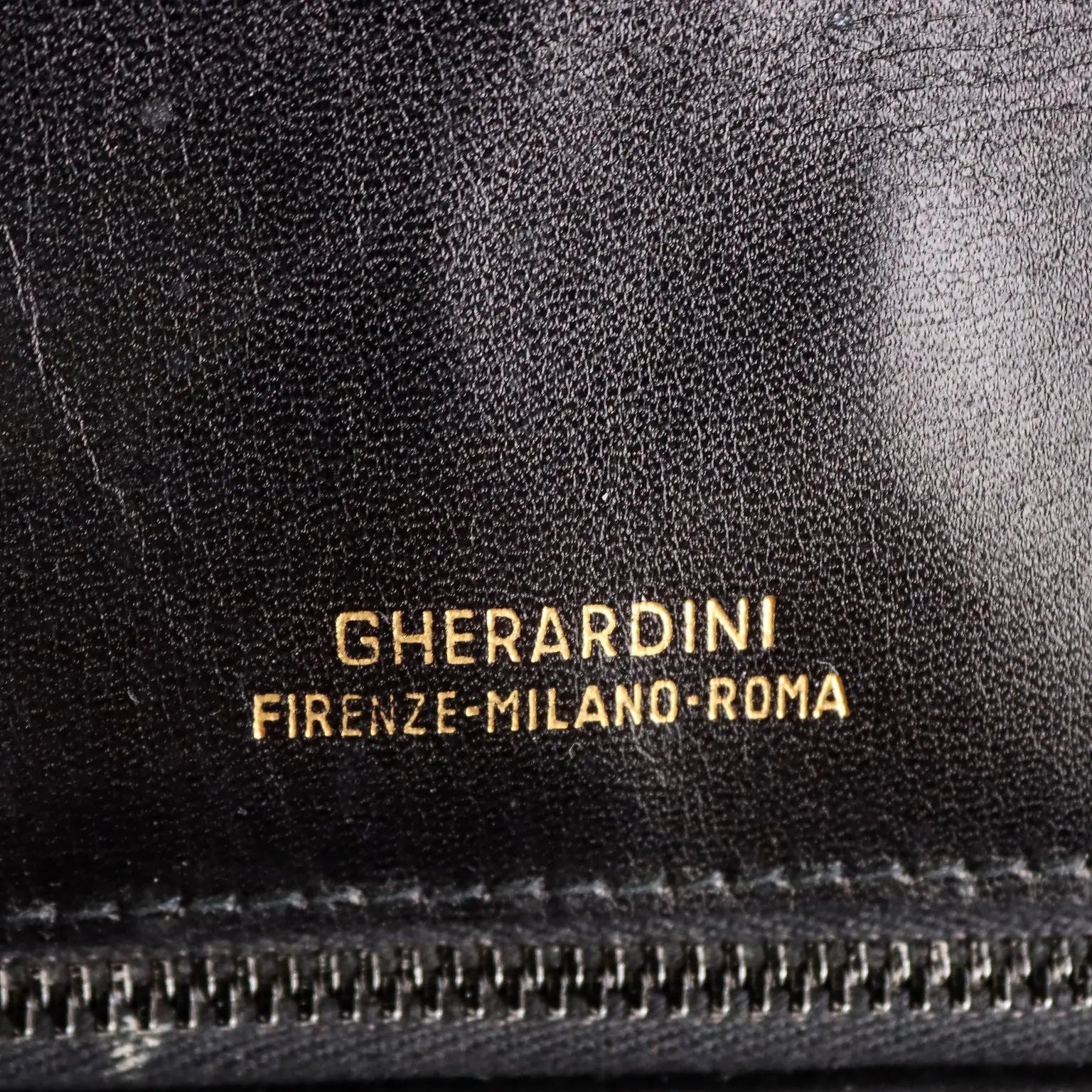 Gherardini Vintage Bag Crocodile Print Italy 1950s-1960s