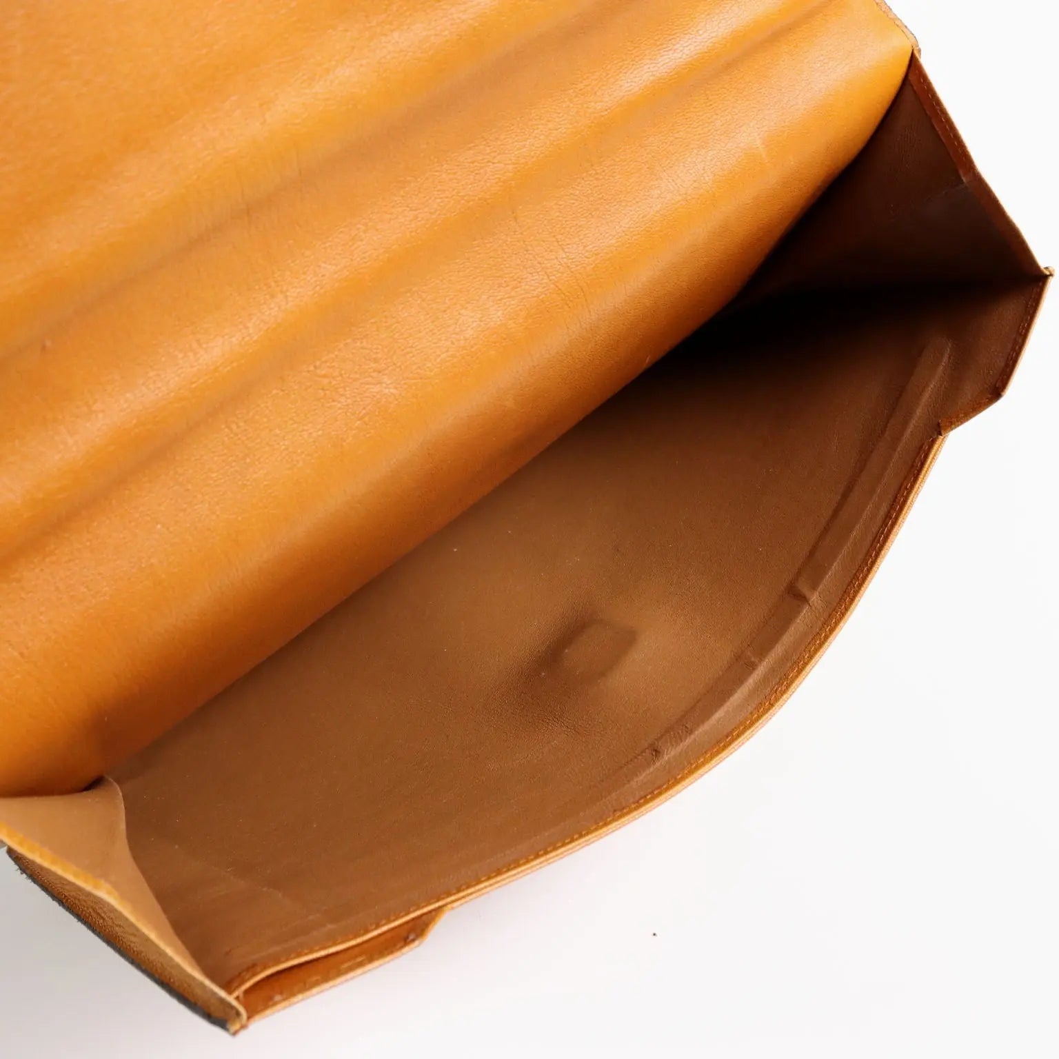 Valextra Vintage Briefcase Leather Italy 1990s