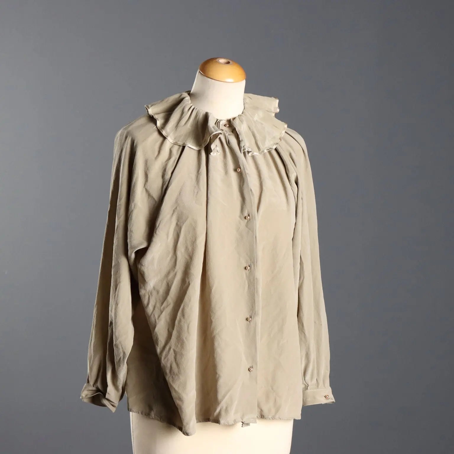 Complice Vintage Silk Shirt UK Size 10/12 Italy 1990s