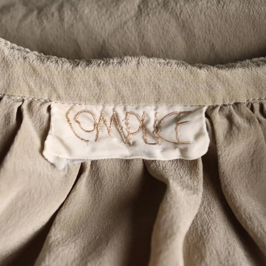 Complice Vintage Silk Shirt UK Size 10/12 Italy 1990s