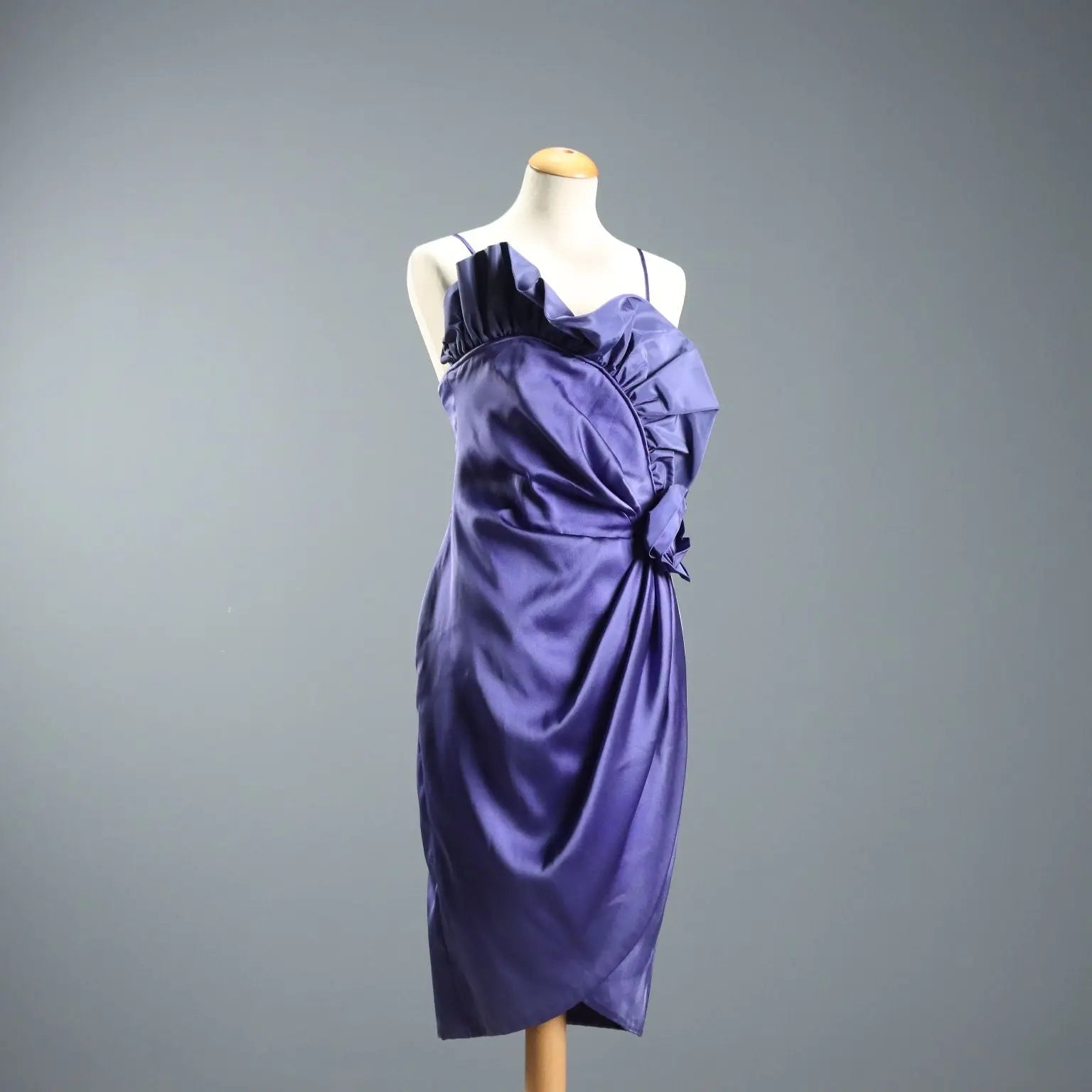 Lilian Fell Vintage Cocktail Dress UK Size 10/12 1980s-1990s