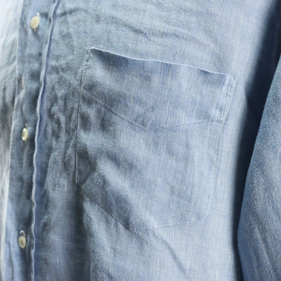 Fendi Vintage Men's Shirt Linen UK Size 42 Italy 1980s-1990s