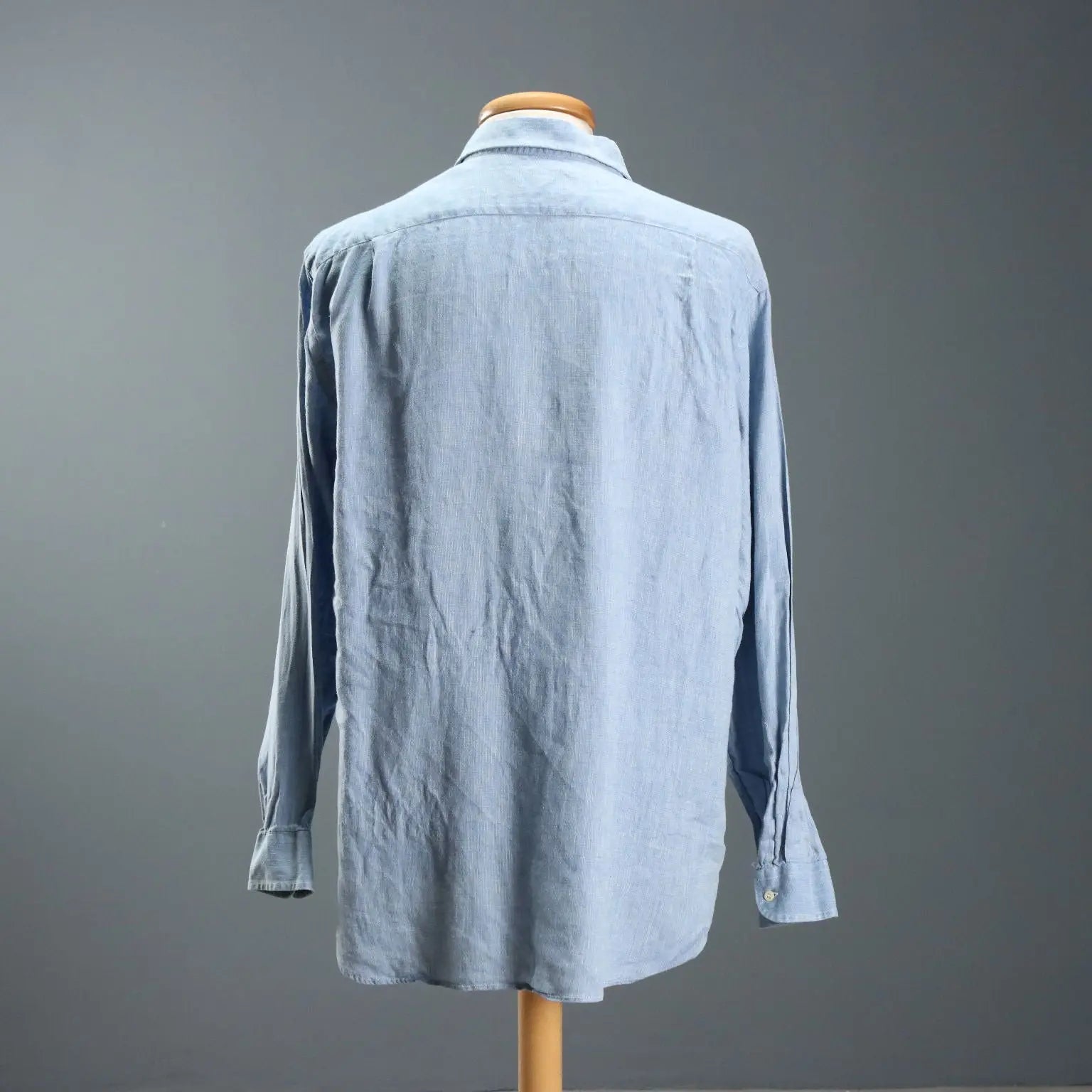 Fendi Vintage Men's Shirt Linen UK Size 42 Italy 1980s-1990s