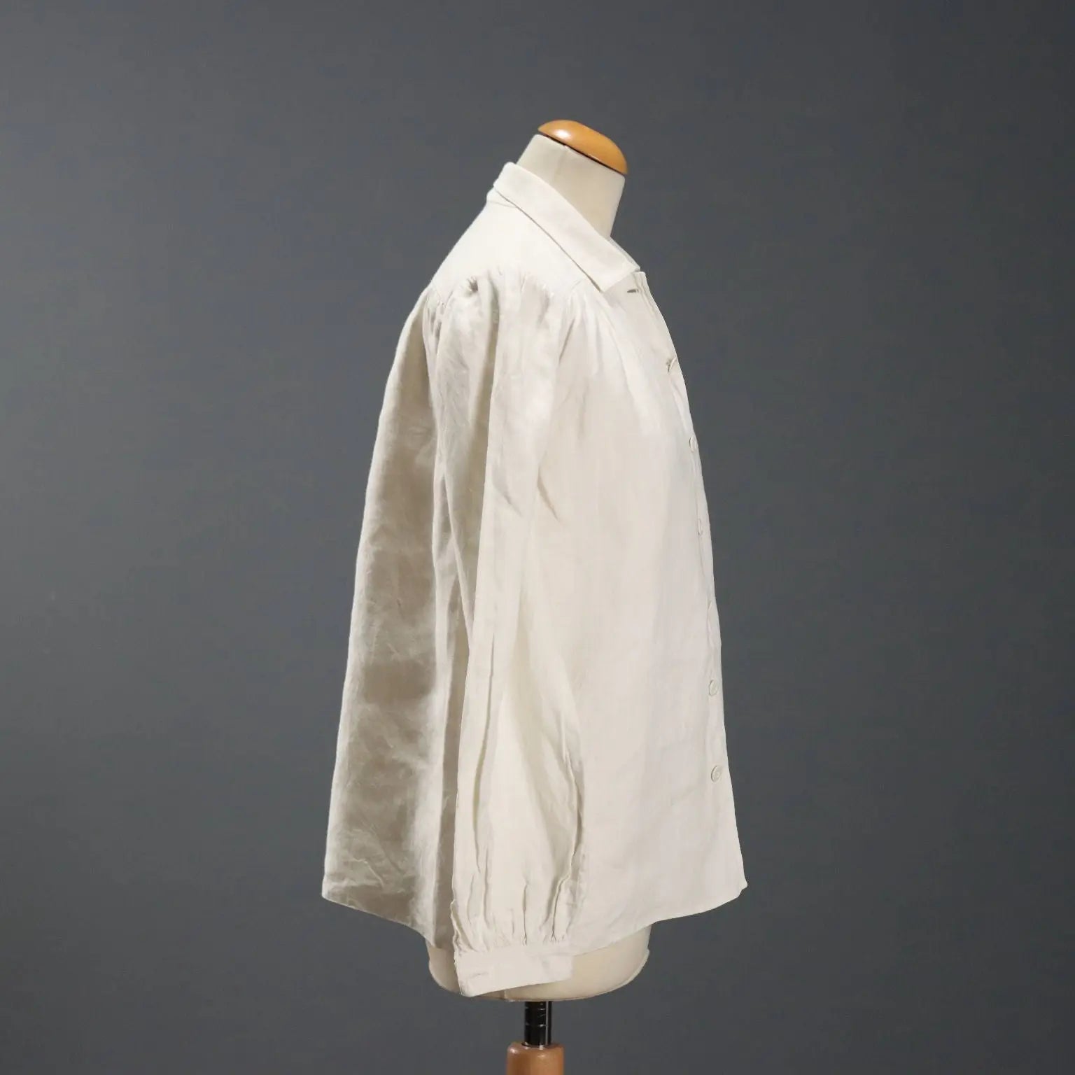 Valentino Vintage Shirt Linen UK Size 12 Italy 1970s-1980s
