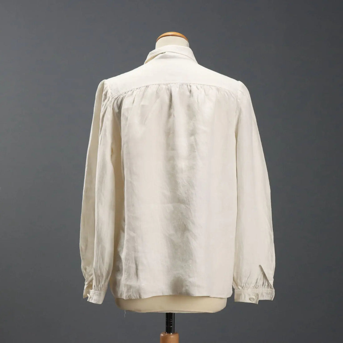 Valentino Vintage Shirt Linen UK Size 12 Italy 1970s-1980s