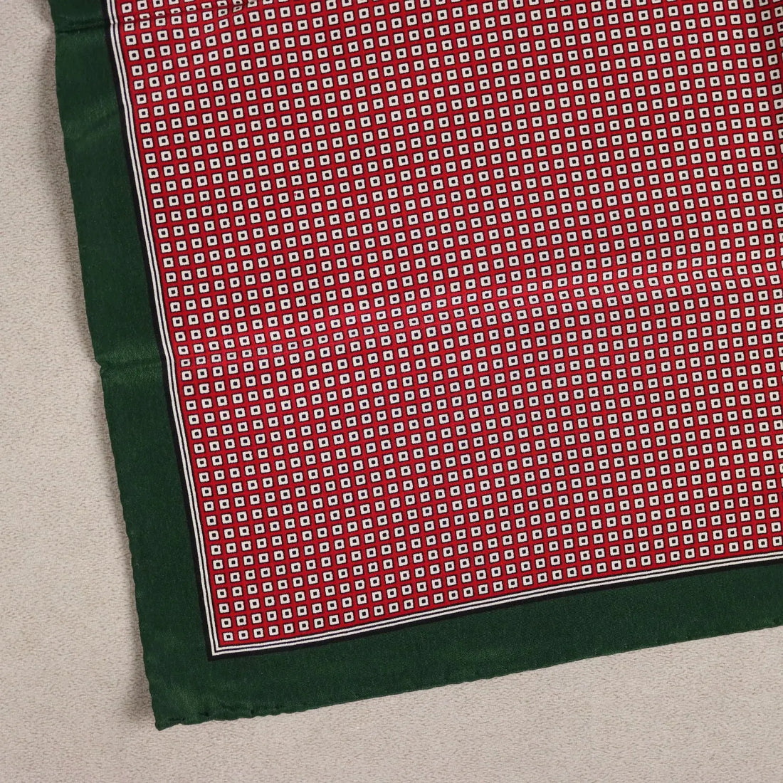 Vintage Valentino Scarf Silk Geometric Pattern Italy 1980s
