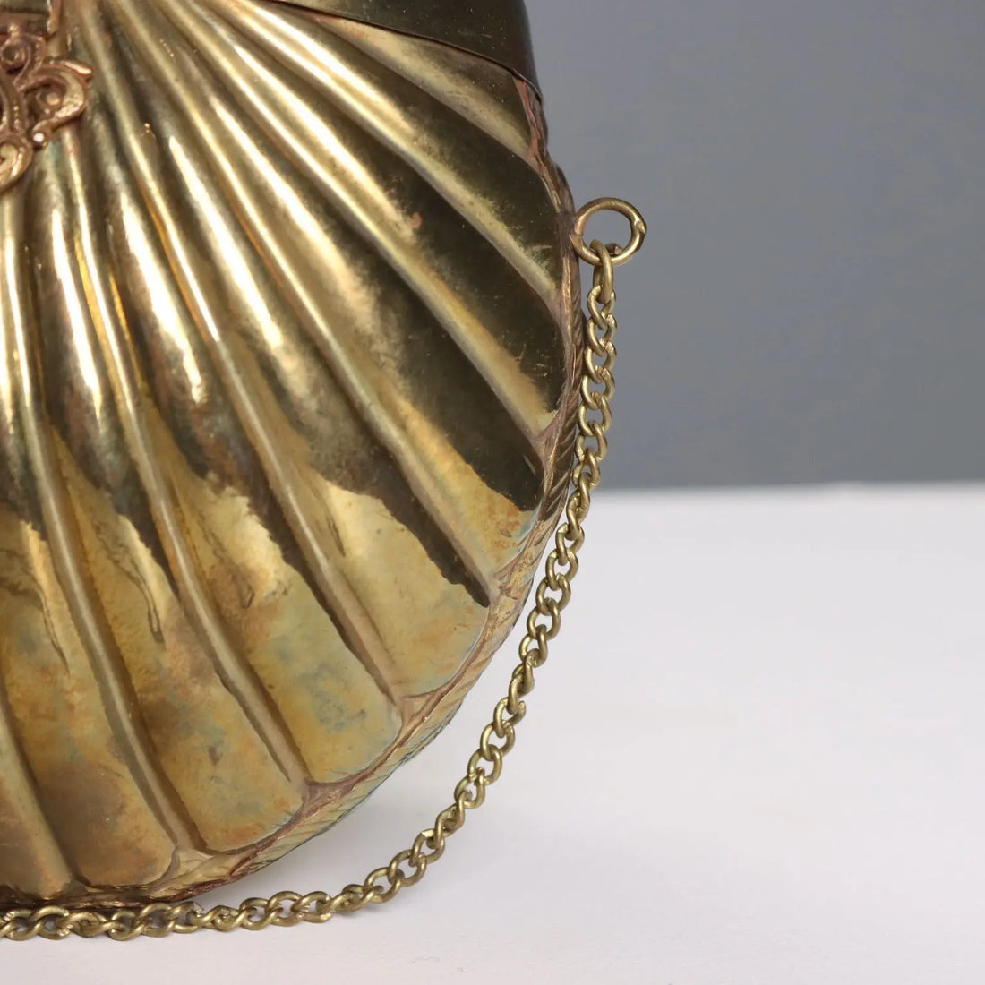 Vintage Evening Bag Sheeth Metal Velvet 1930s-1940s