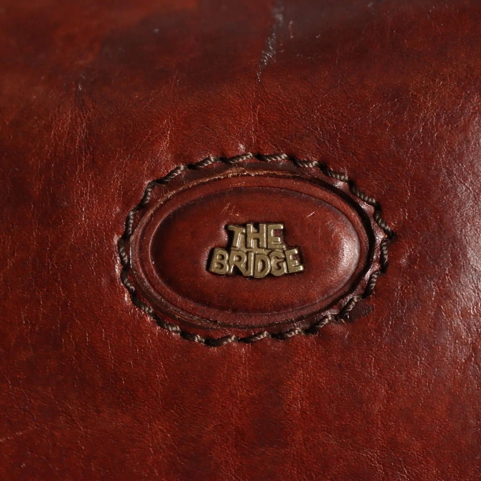 The Bridge Vintage Mallette Bag Leather Italy 1990s