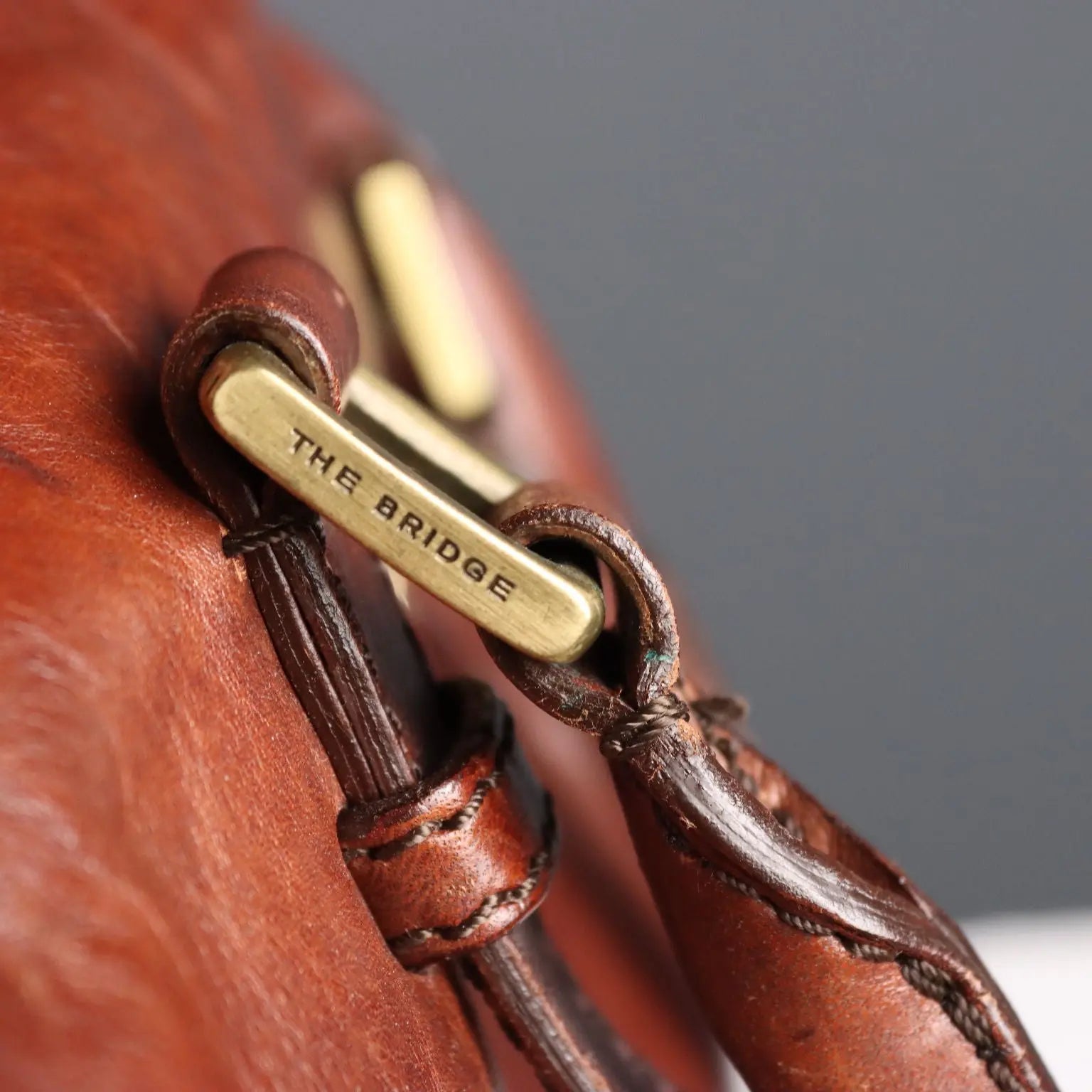 The Bridge Vintage Mallette Bag Leather Italy 1990s