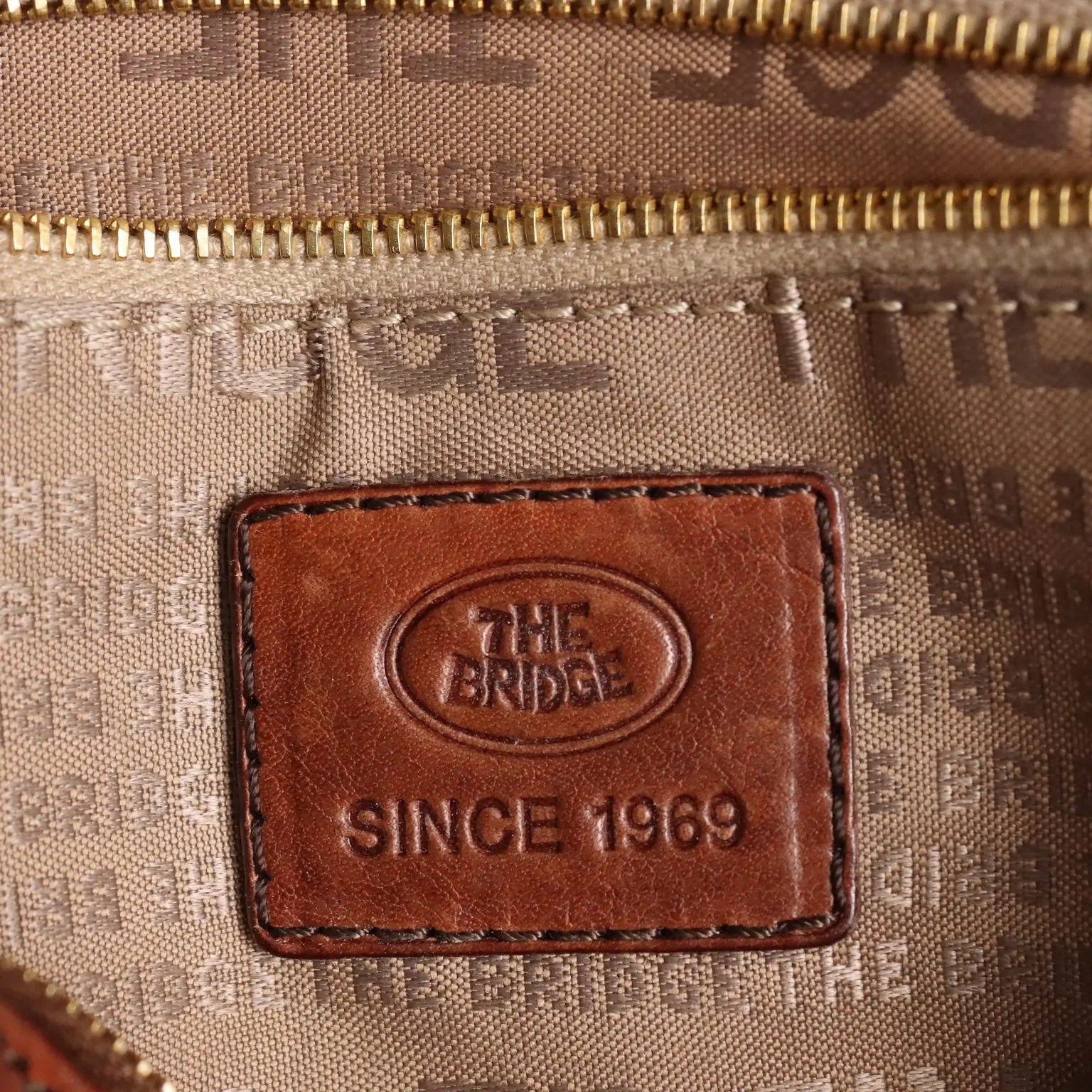The Bridge Vintage Mallette Bag Leather Italy 1990s