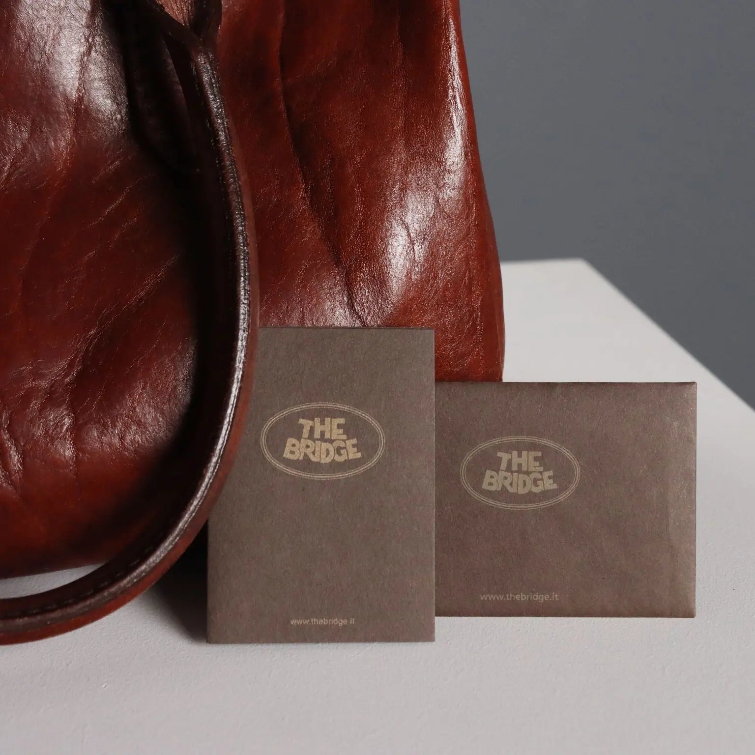 The Bridge Vintage Mallette Bag Leather Italy 1990s
