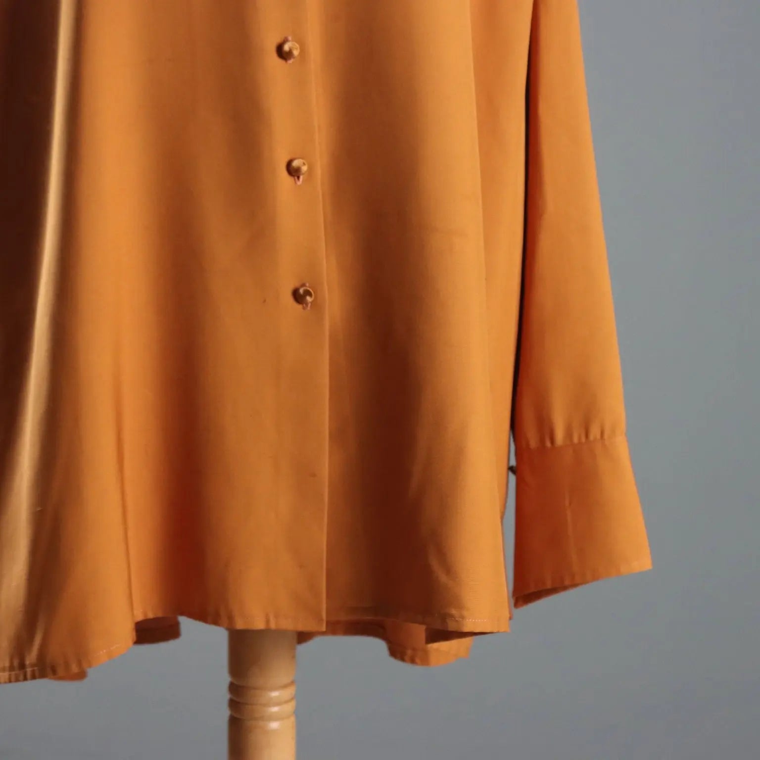 Vintage Ferré Shirt Coloured Silk UK Size 12/14 Italy 1980s-1990s