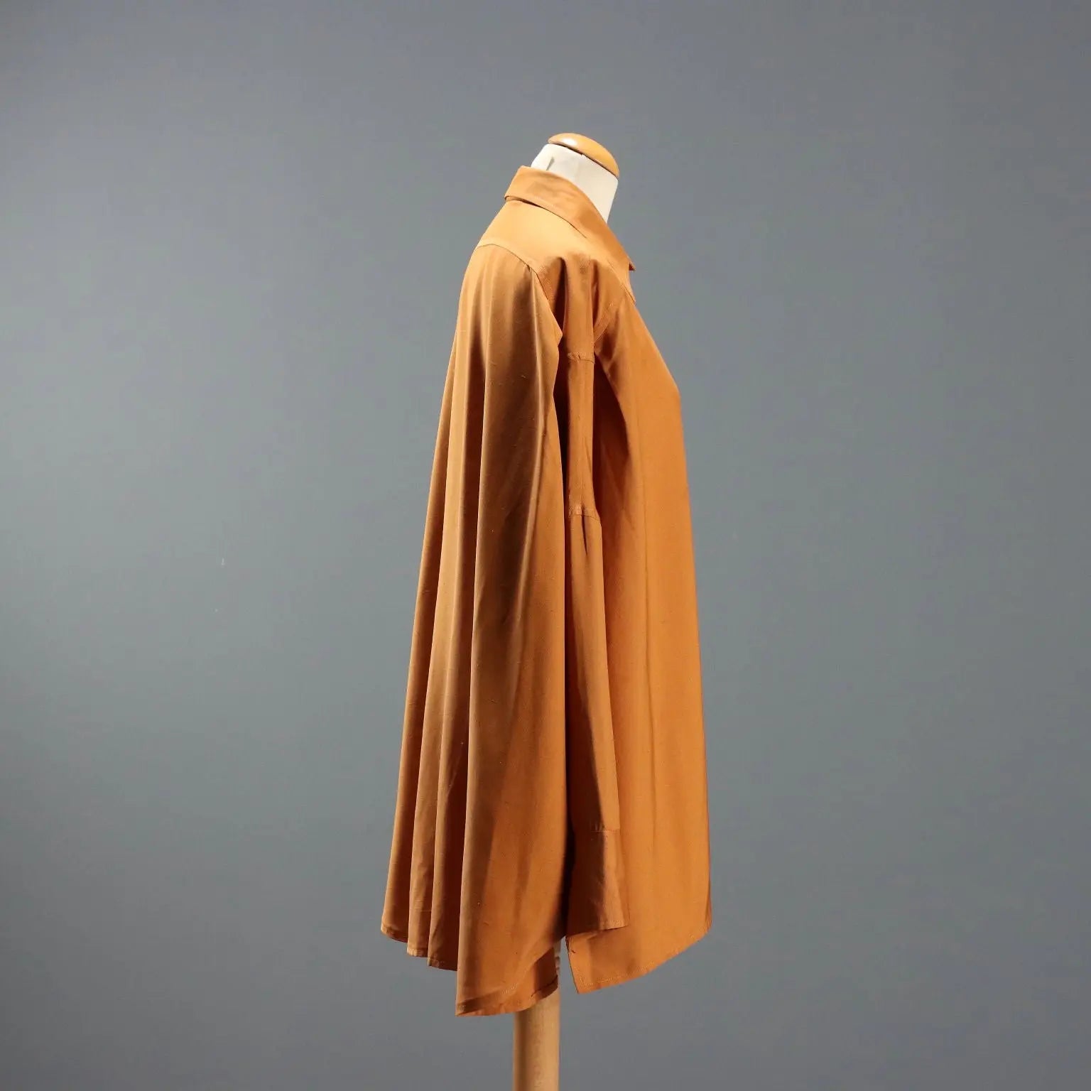 Vintage Ferré Shirt Coloured Silk UK Size 12/14 Italy 1980s-1990s