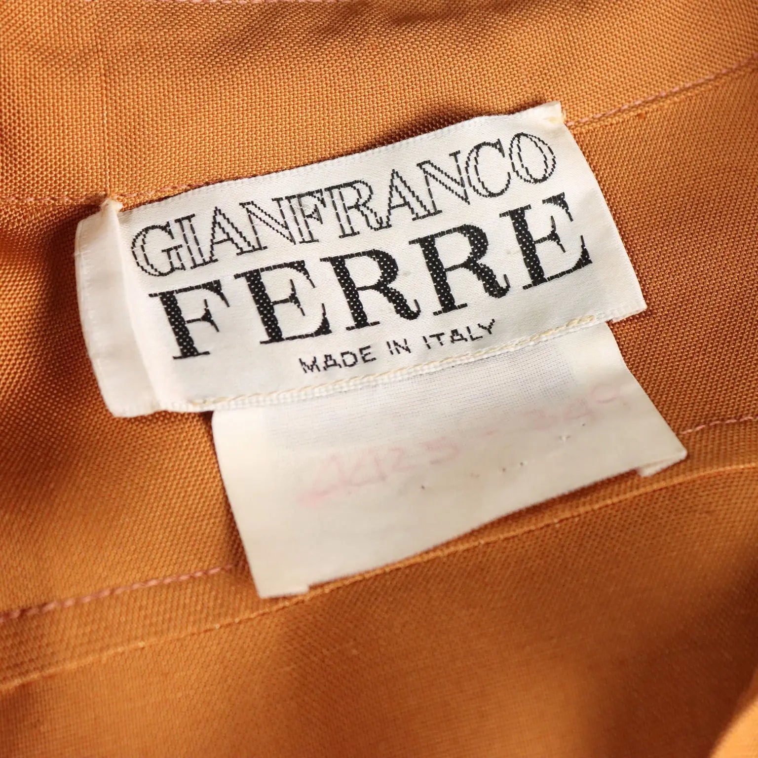 Vintage Ferré Shirt Coloured Silk UK Size 12/14 Italy 1980s-1990s