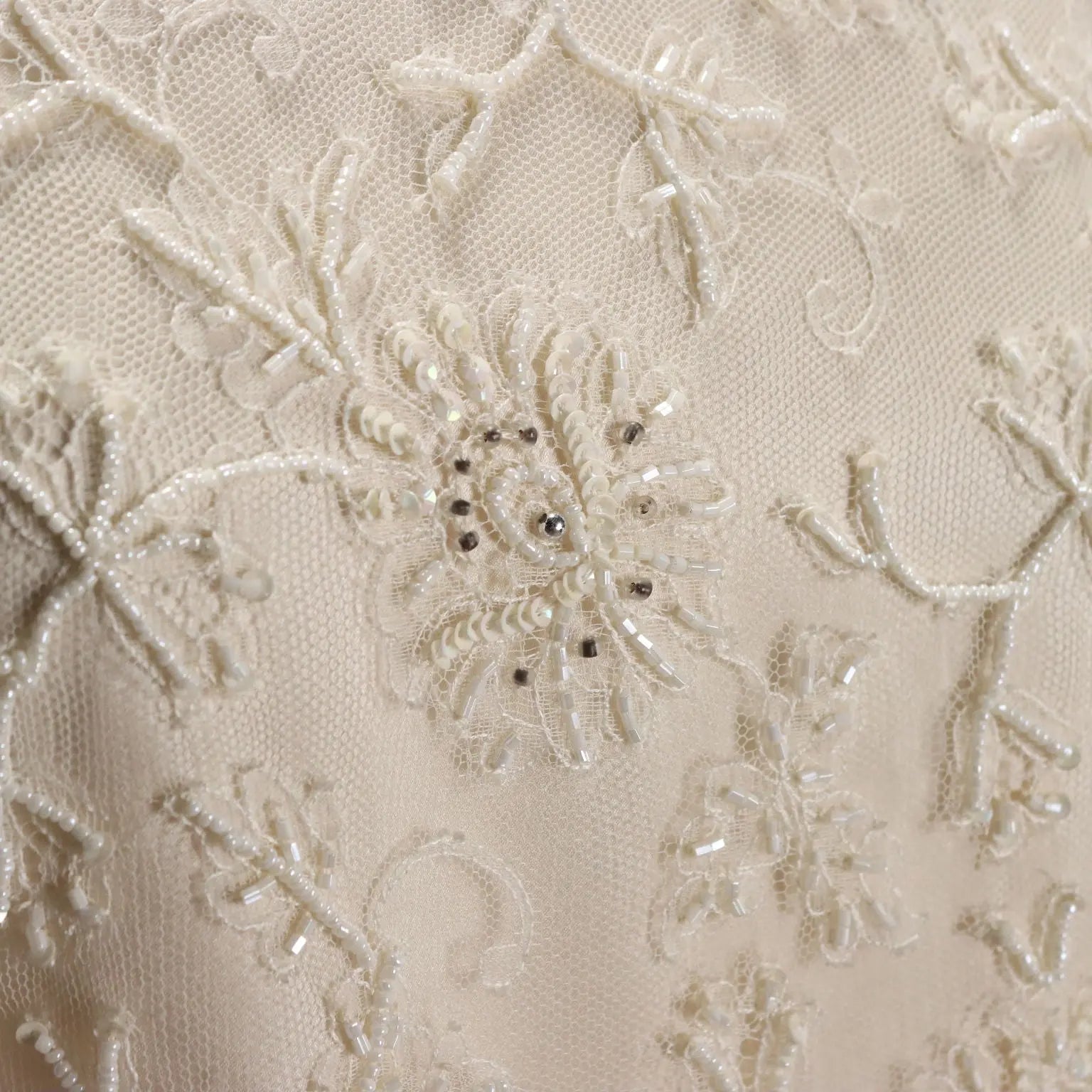 Vintage Silk Top with Embroideries UK Size 14 Italy 1960s-70s