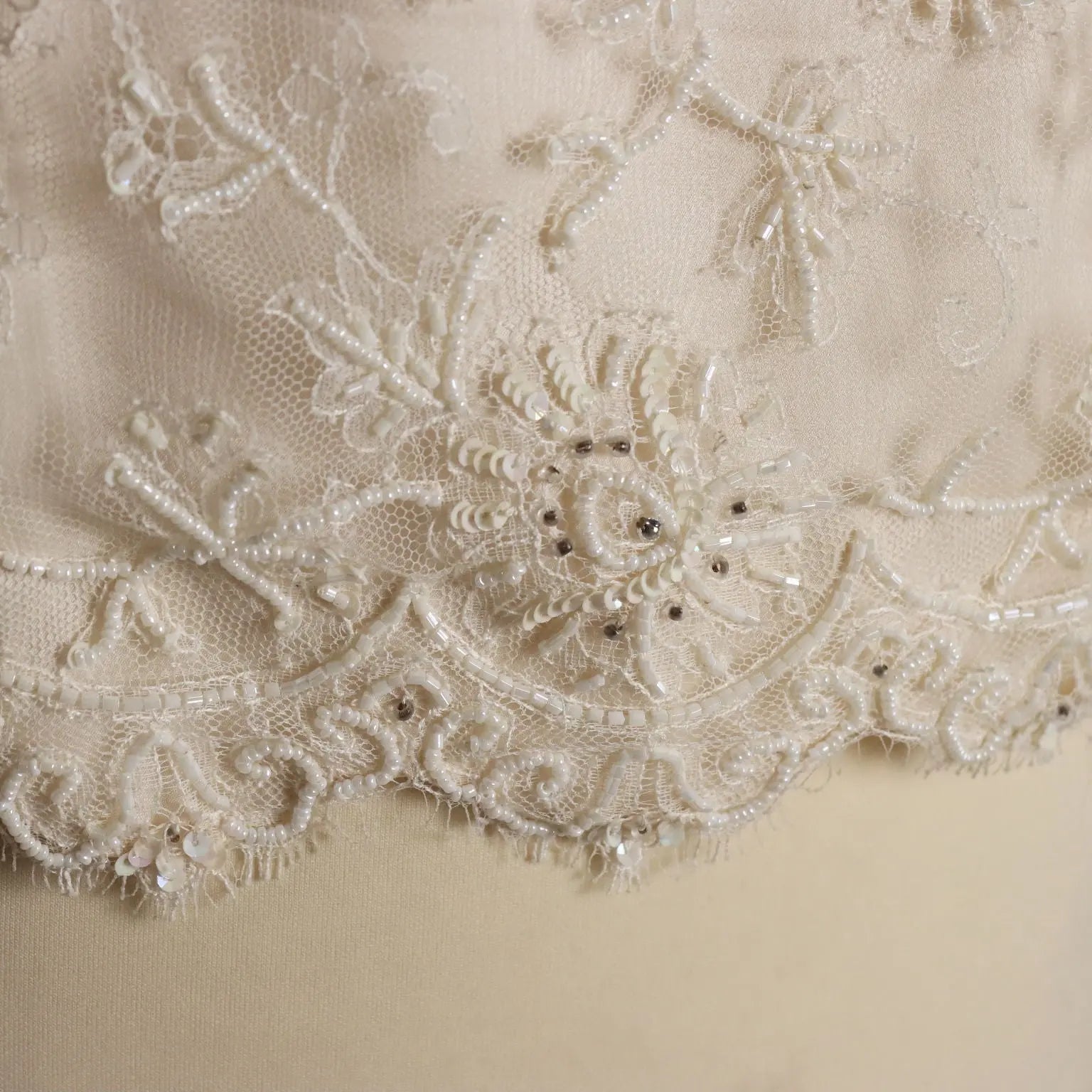 Vintage Silk Top with Embroideries UK Size 14 Italy 1960s-70s