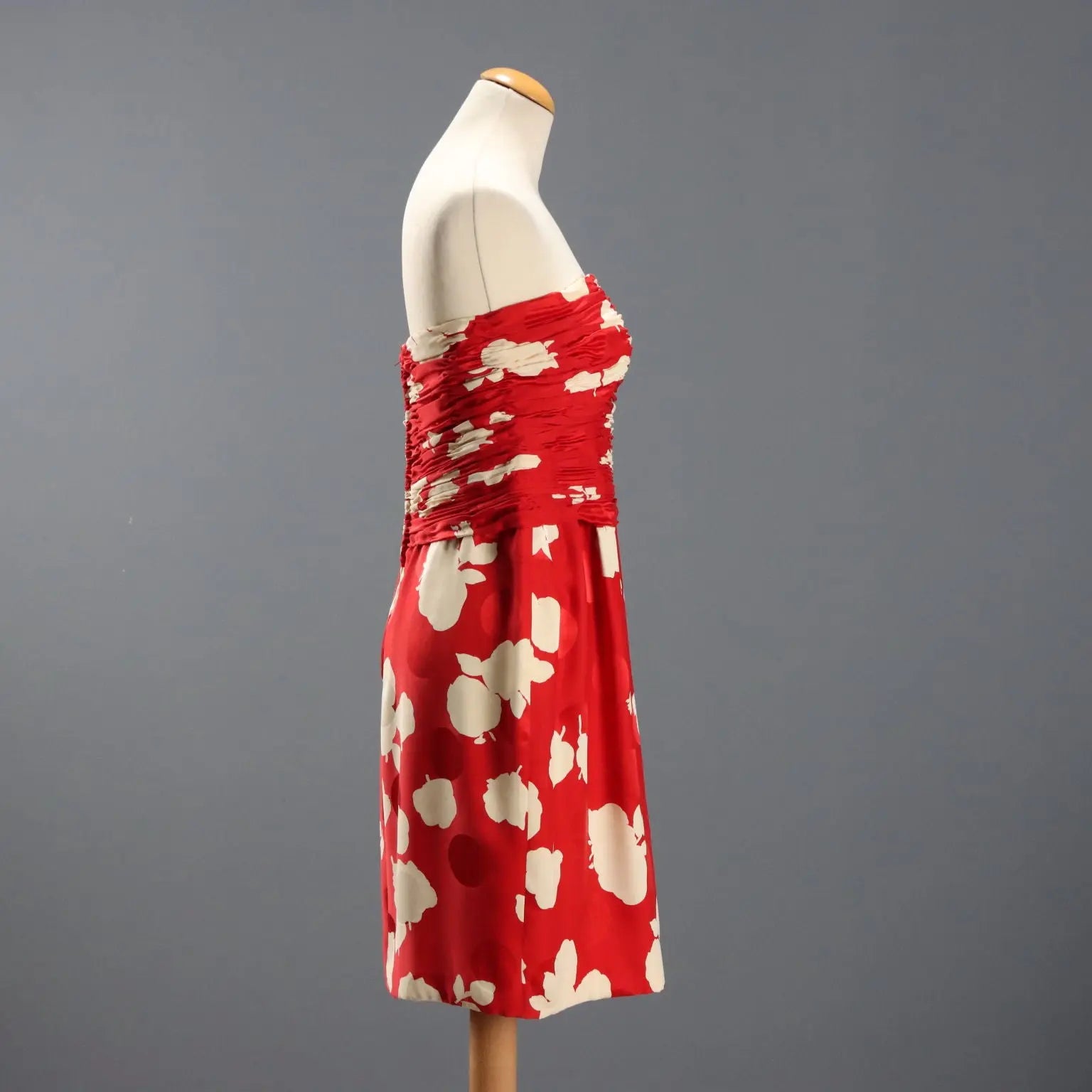 Vintage Suit with Bolero Silk Flower Pattern UK Size 12/14 1980s