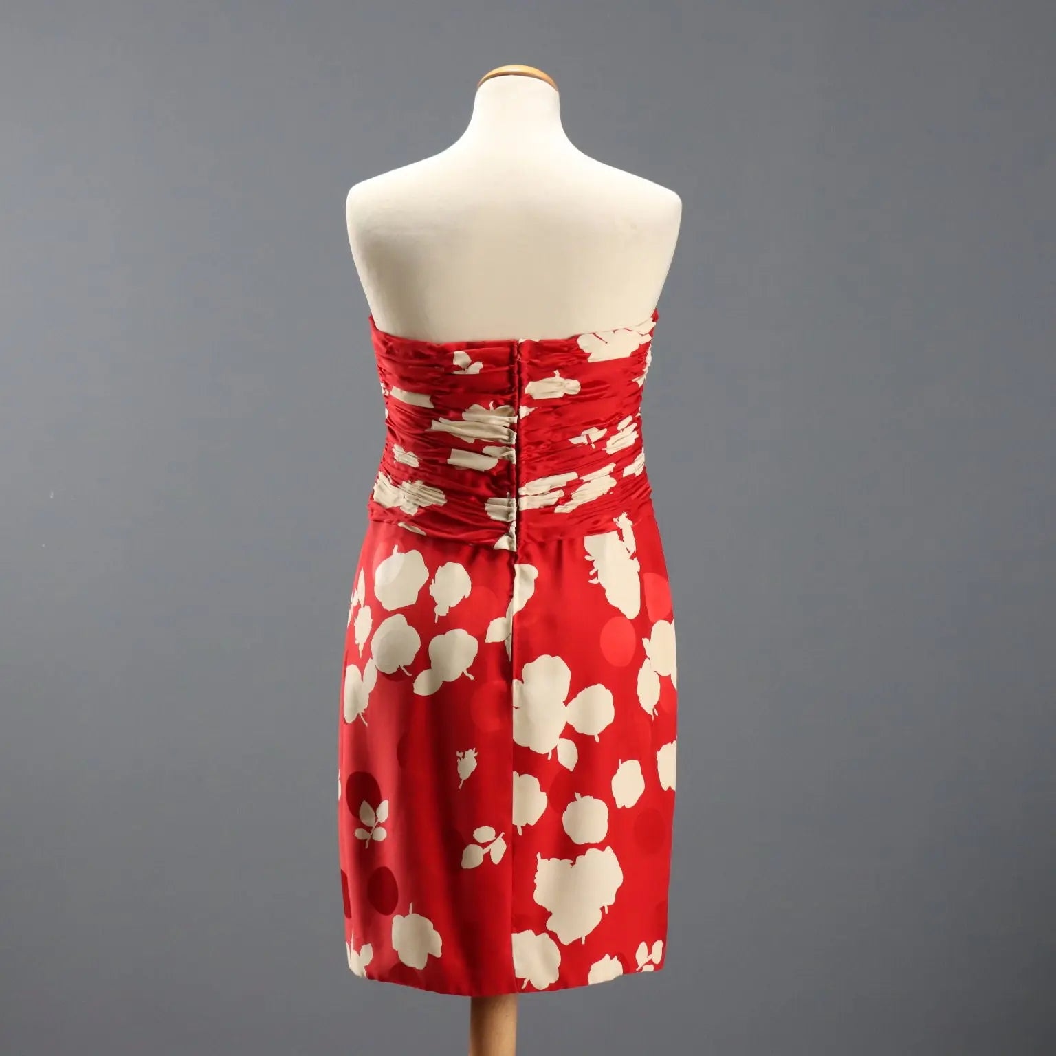 Vintage Suit with Bolero Silk Flower Pattern UK Size 12/14 1980s