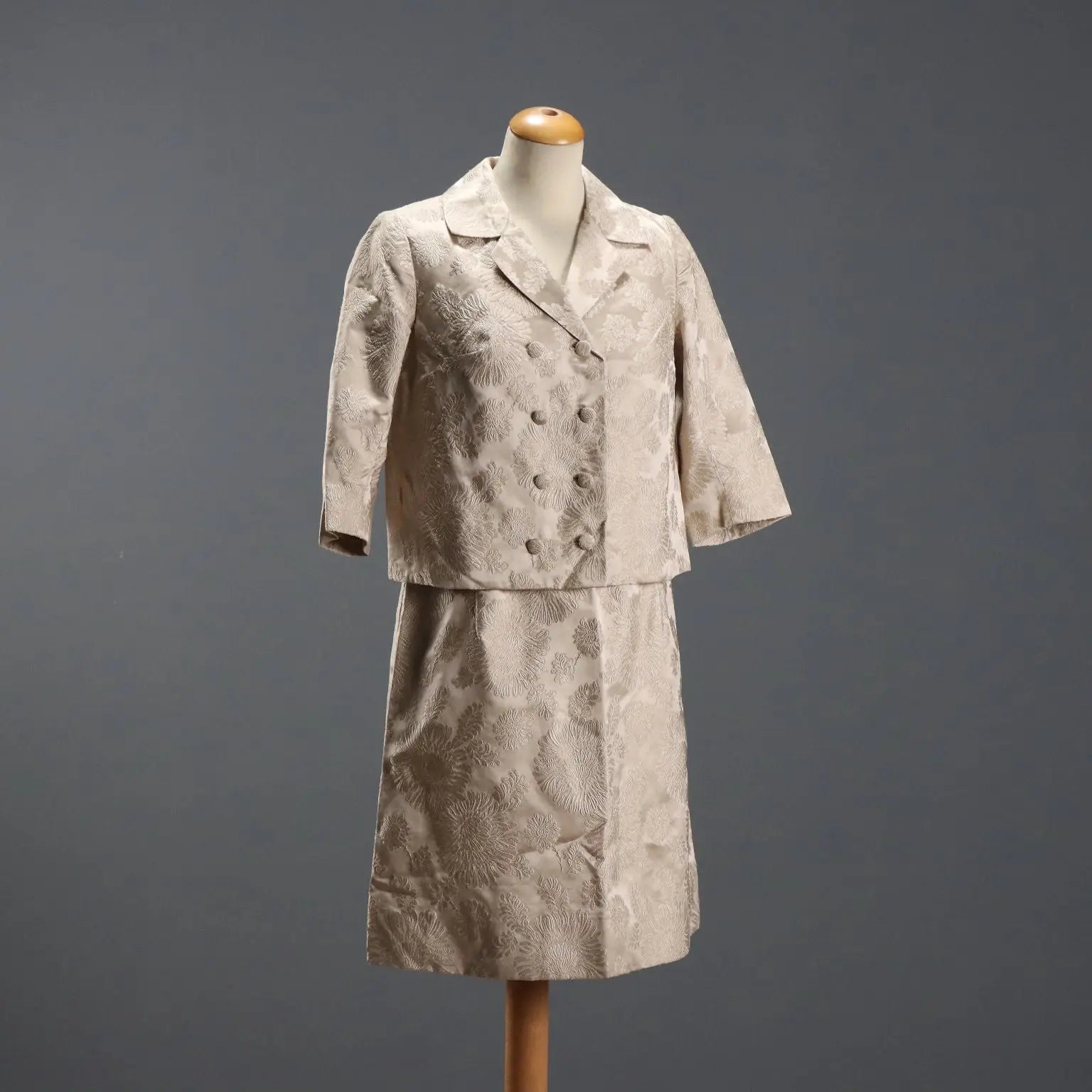Vintage Jacket and Sheeth Dress Satin UK Size 14 1980s-1990s