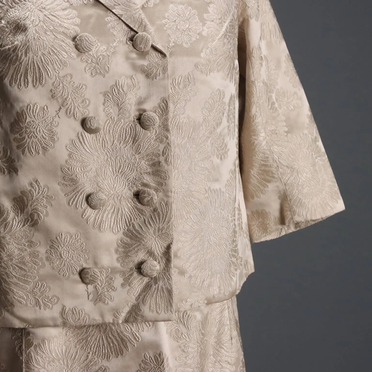 Vintage Jacket and Sheeth Dress Satin UK Size 14 1980s-1990s