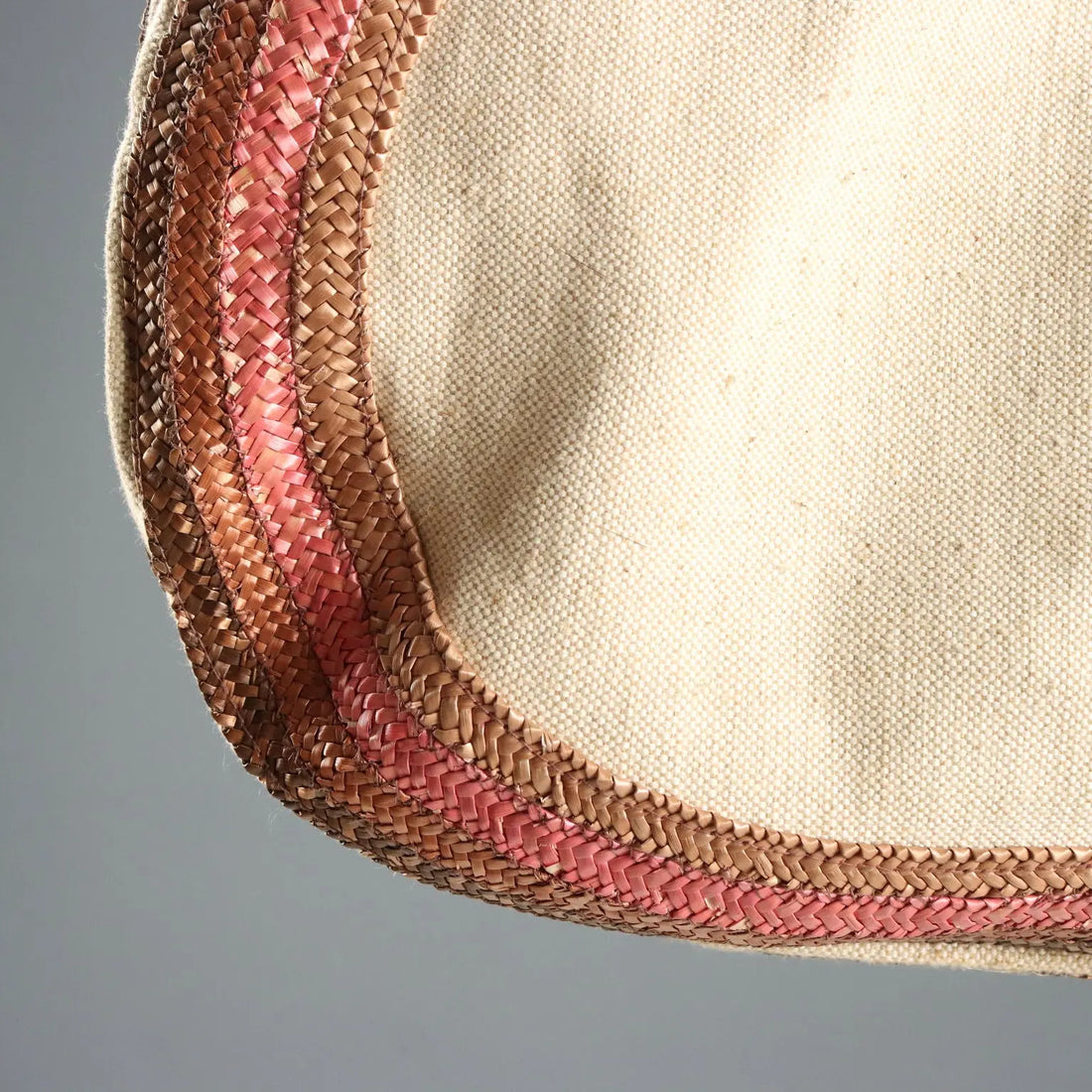 Hemp and Raffia Handbag 1970s-1980s