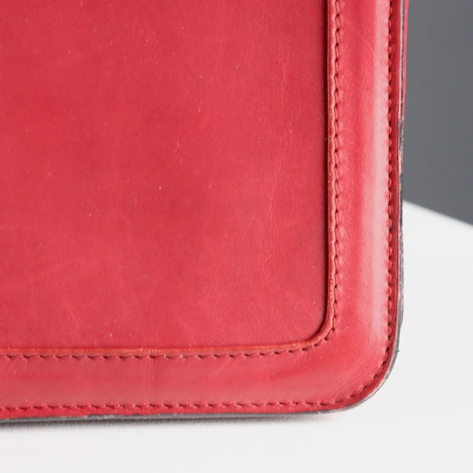 70s/'80s Red Leather Bag by Biki