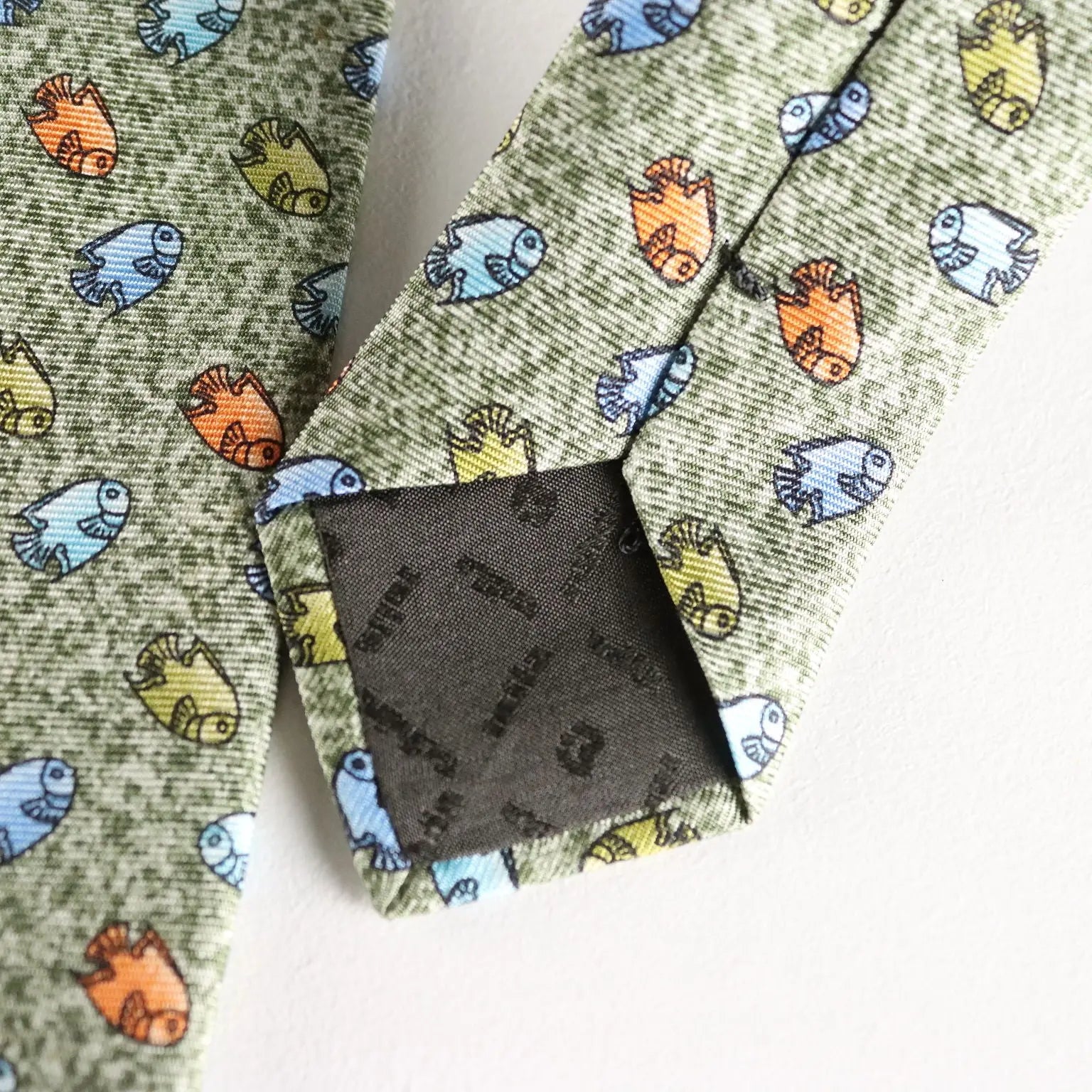 Mila Schön Vintage Ties Silk Sea Theme Germany 1980s-1990s