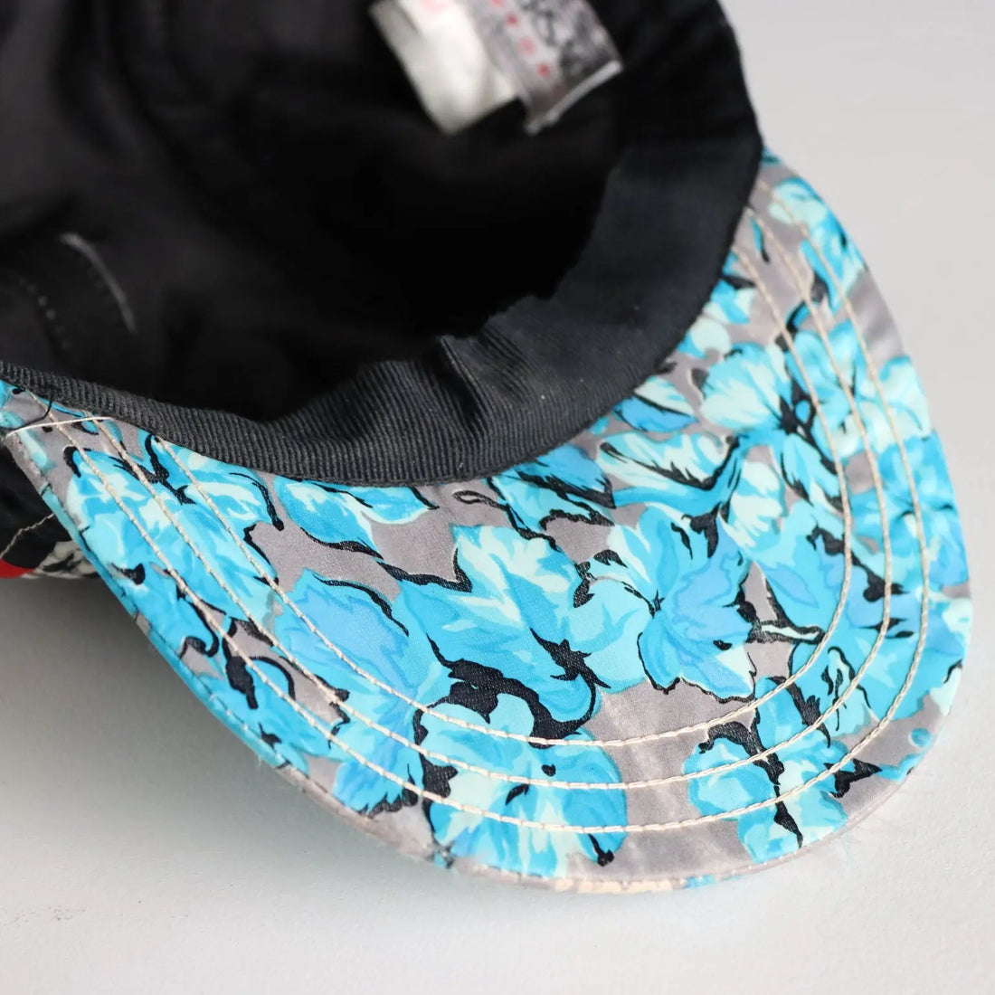 Versace Sport Patchwork Cap Nylon UK Size 6 7/8 Italy 1990s