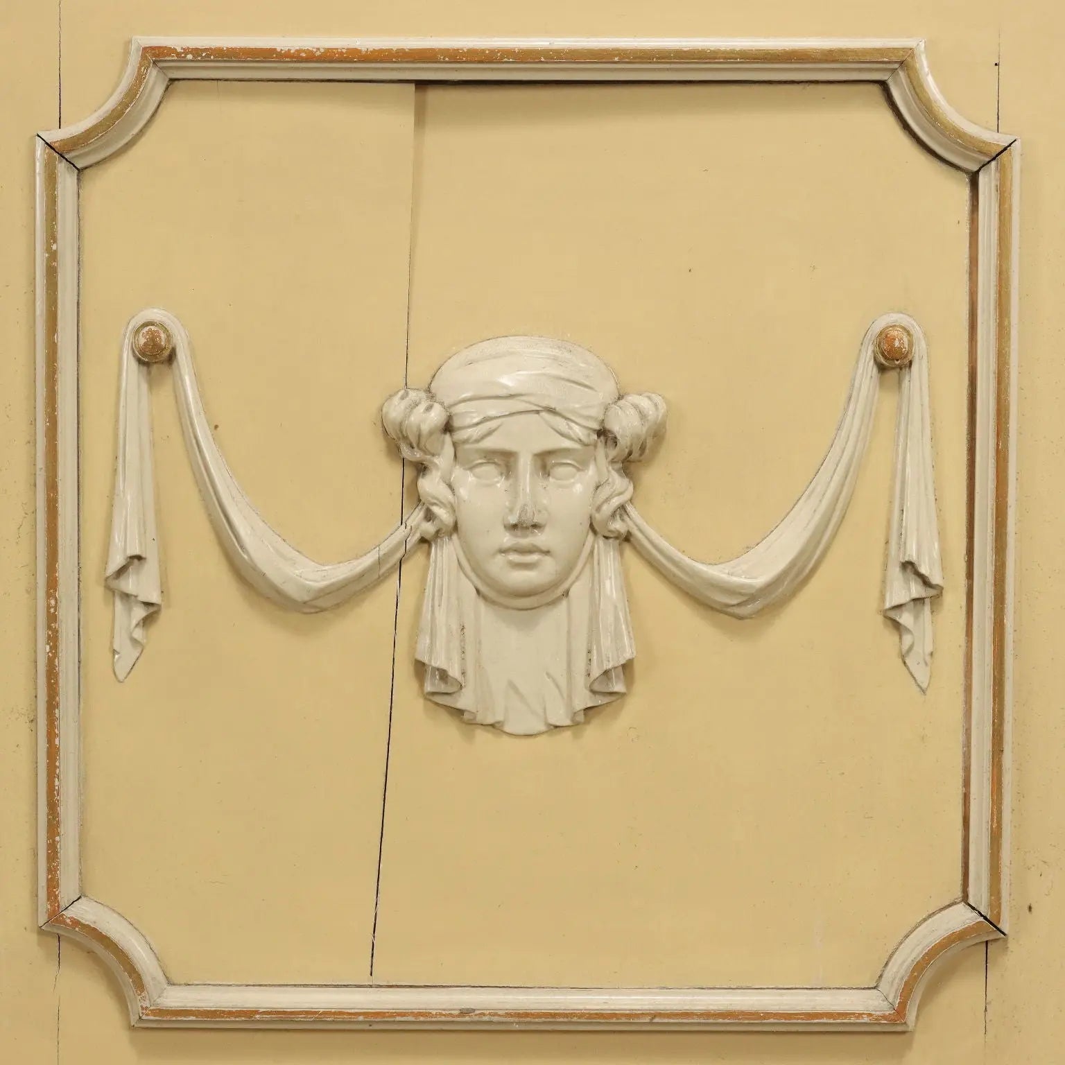 Antique Panels Neoclassical Style Decorations Poplar XIX Century - Italy, Late XIX - Early XX Century | Antiques | Wainscoting & Leather