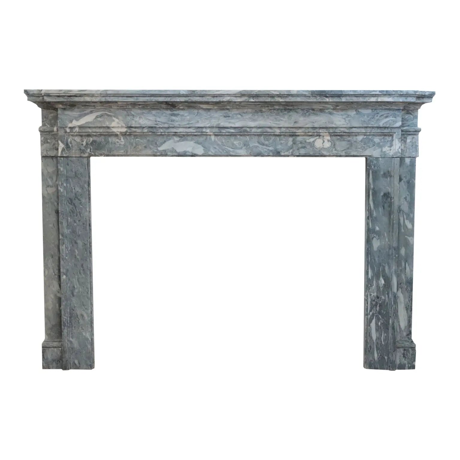 Tuscan Neoclassical Marble Fireplace - Antique Stones