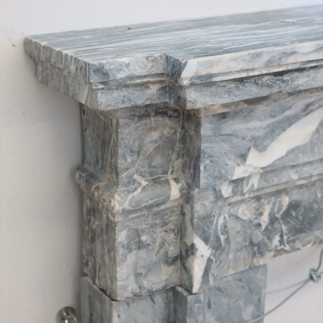 Tuscan Neoclassical Marble Fireplace - Antique Stones