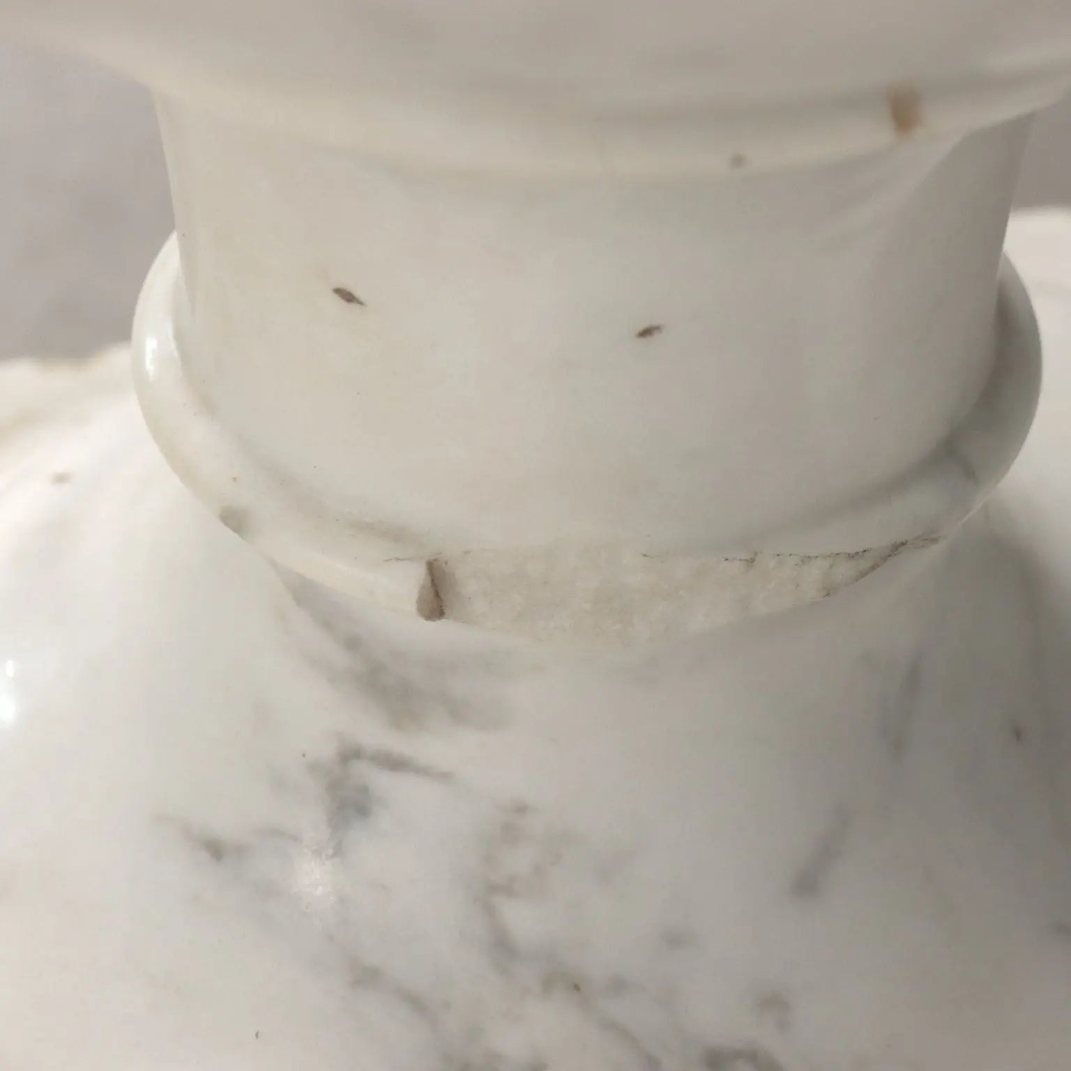 Medici Vase in Carrara Marble for Gardens