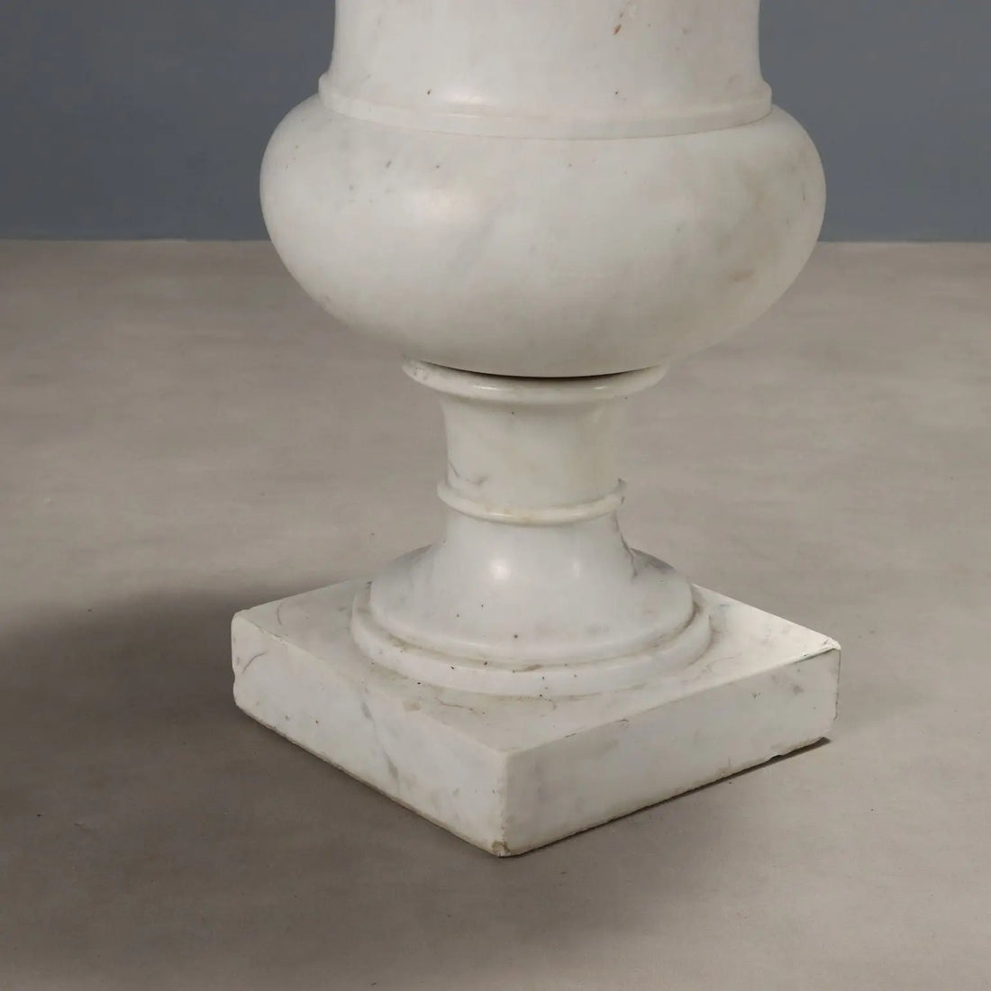 Medici Vase in Carrara Marble for Gardens
