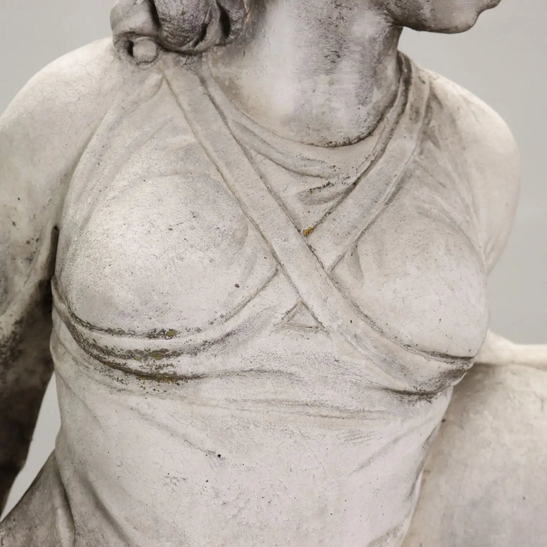 Ancient Female Sculpture with Jars Gravel Italy '900 Statue - Italy Early 20th century | Antiques | Stones Irons & Garden Furnishings