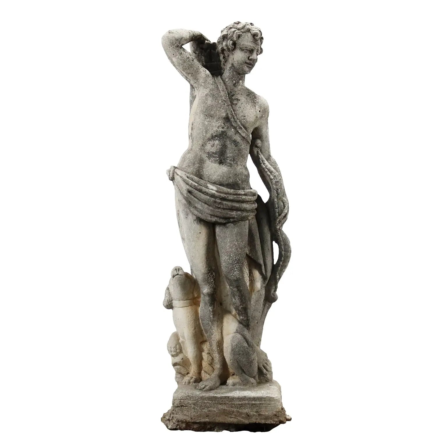 Apollo Garden Statue in Graniglia - Italy, 20th Century